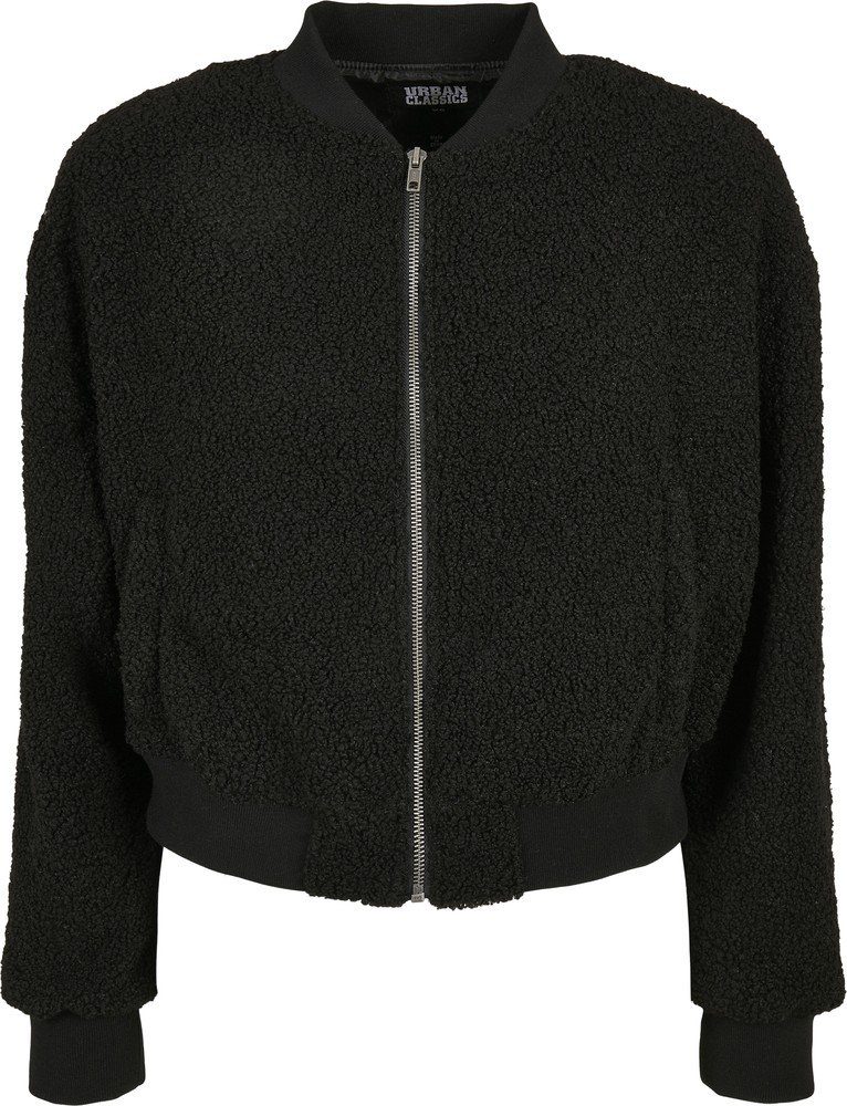 Bomber Sherpa Oversized Bomberjacke Damen (1-St Ladies URBAN ) CLASSICS Jacket