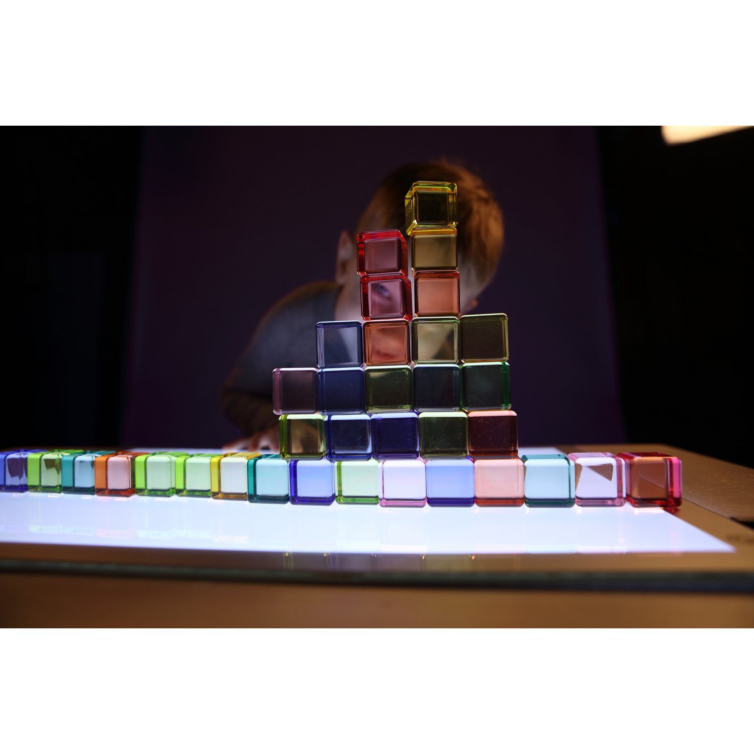 EDUPLAY Lernspielzeug Acryl Steine je 2,5 x 2,5 x 2,5 cm (10-St)