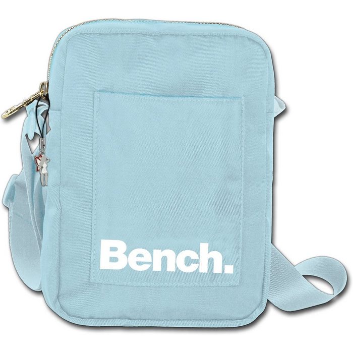 Bench. Umhängetasche Bench sportliche MiniBag Umhängetasche Damen Jugend Tasche aus Nylon Größe ca. 14cm in blau