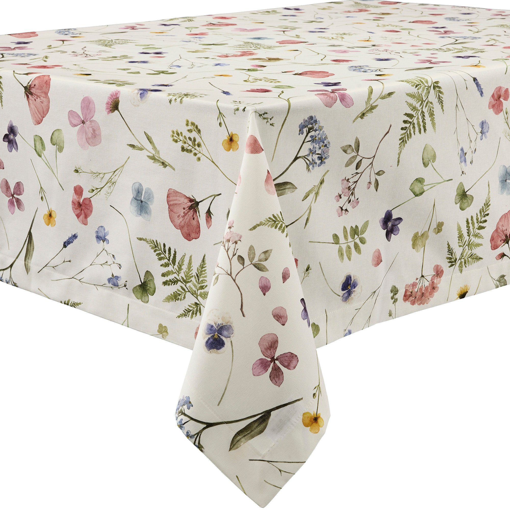 sander table + home Tischdecke Tischdecke "Marianne" (1-tlg), Baumwolle Blumen