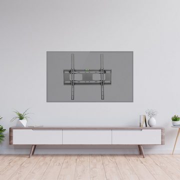 CAVO TV-Halterung neigbar, für Flach & Curved Fernseher & Monitor TV-Wandhalterung, (für 32 - 55 Zoll Bildschirme bis 50 kg, max. VESA 400x400 mm)