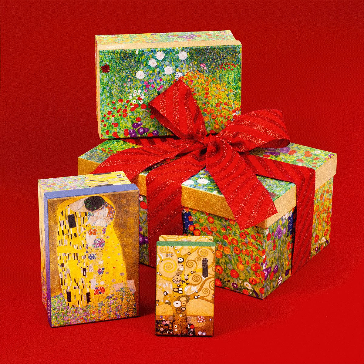 Geschenkbox Geschenkboxen Gustav Klimt, 10er-Set.