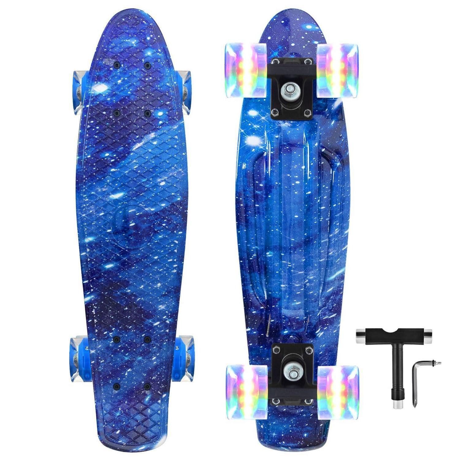 LuxusKollektion Miniskateboard Mini Cruiser 22 Inch Purple Stern