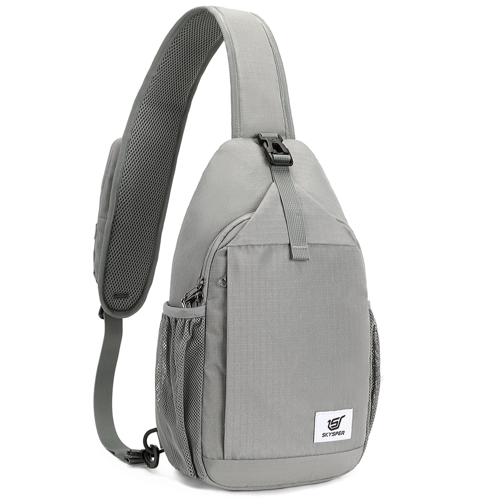 SKYSPER Schultertasche Brusttasche Crossbody Sling Bag Anti-Diebstahl (1-tlg), Leichte Umhängetasche für Damen & Herren