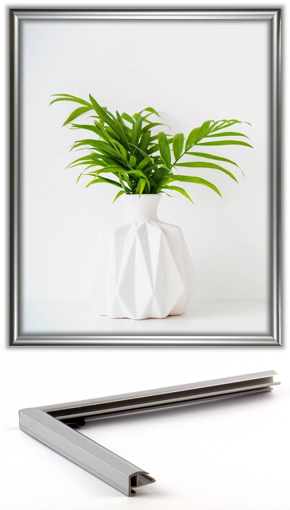 myposterframe Einzelrahmen Phobos Bilderrahmen, (1 Stück), 50x60 cm, Silber günstig online kaufen