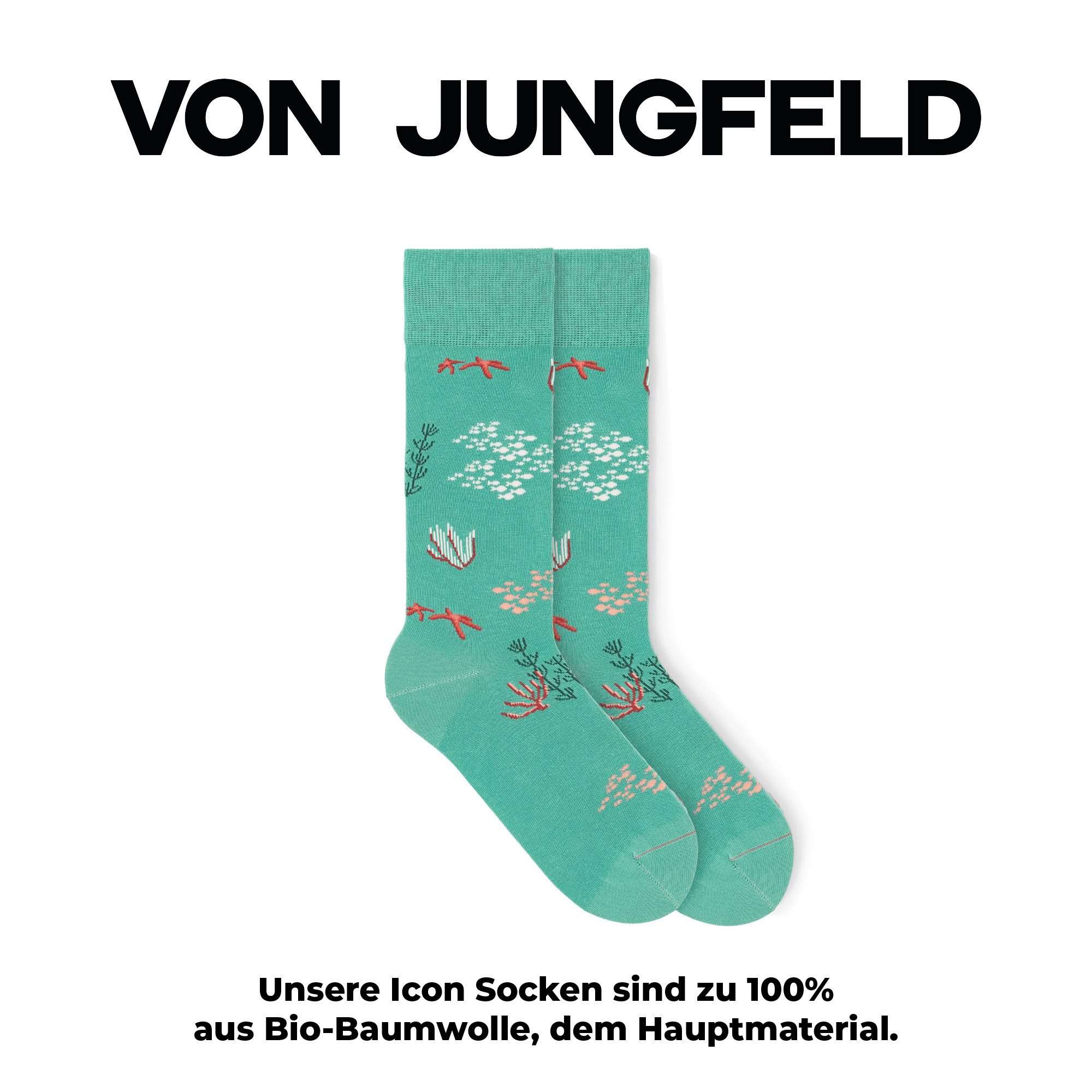 von Jungfeld Socken Signature Icons Baumwoll-Mischung günstig online kaufen