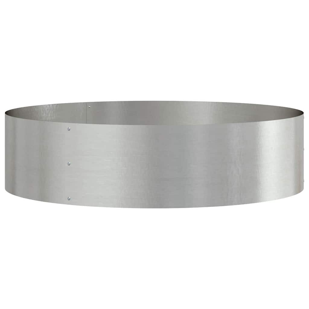 vidaXL Blumentopf Gartenblumentopf Silber 80 x günstig online kaufen