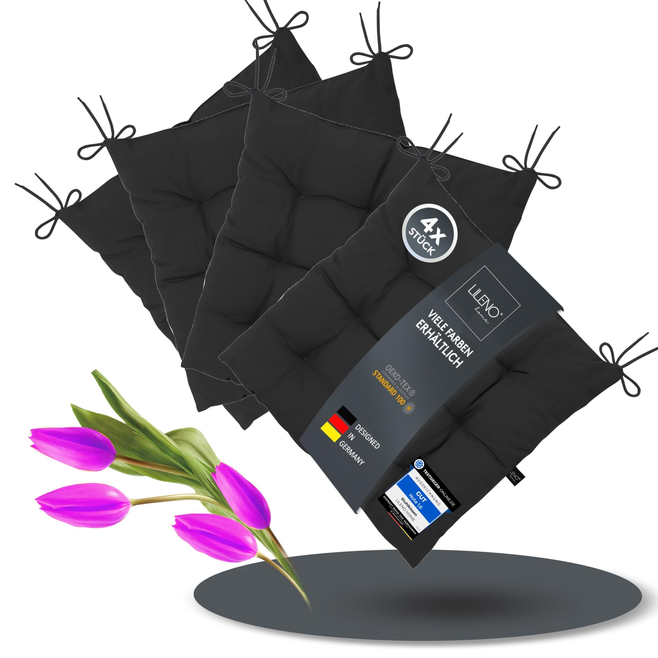 LILENO HOME Stuhlkissen Sitzkissen für Gartenstuhl, günstig online kaufen