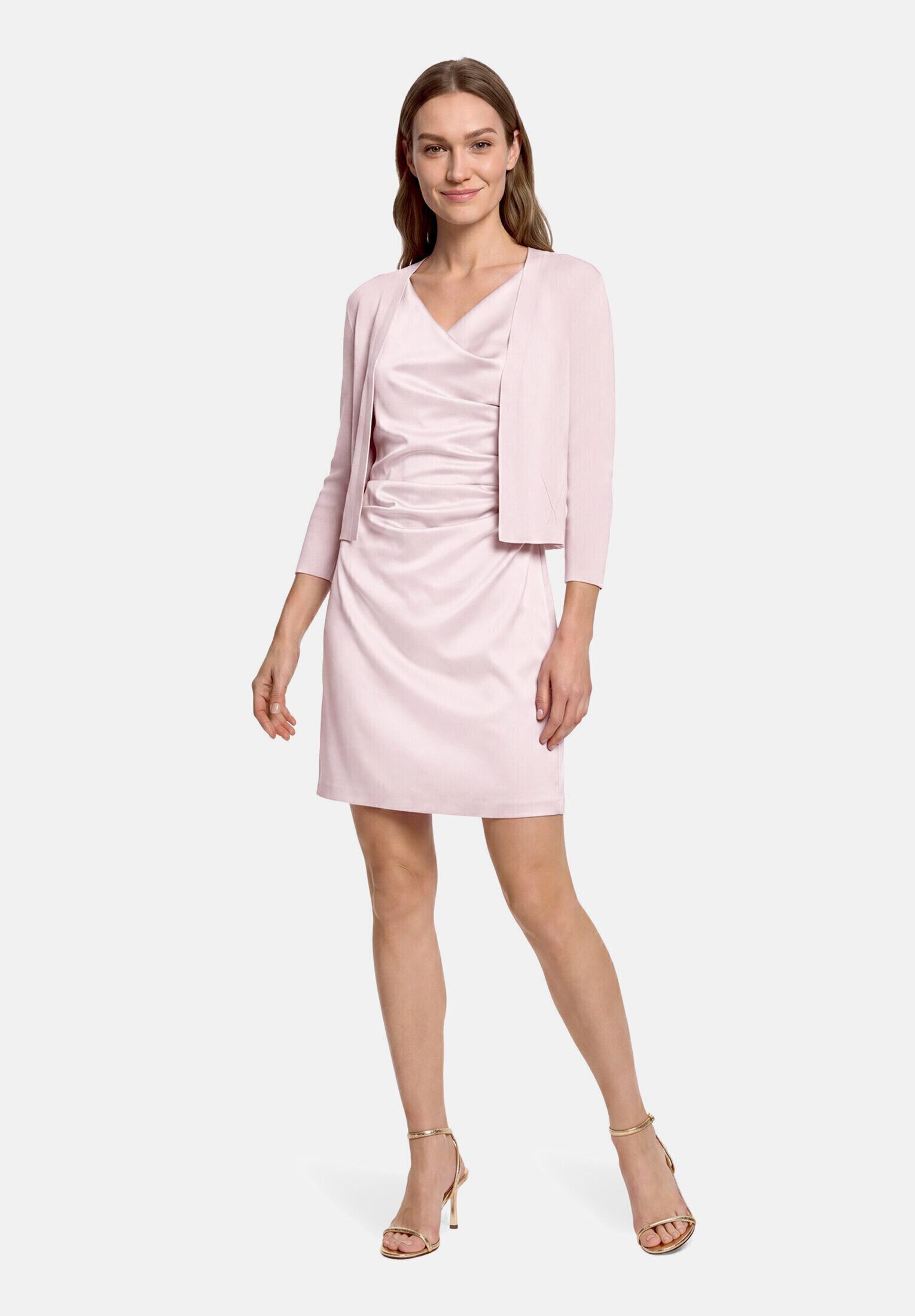 Vera Mont Strickjacke Damen langarm (1-tlg) Ärmelschlitz
