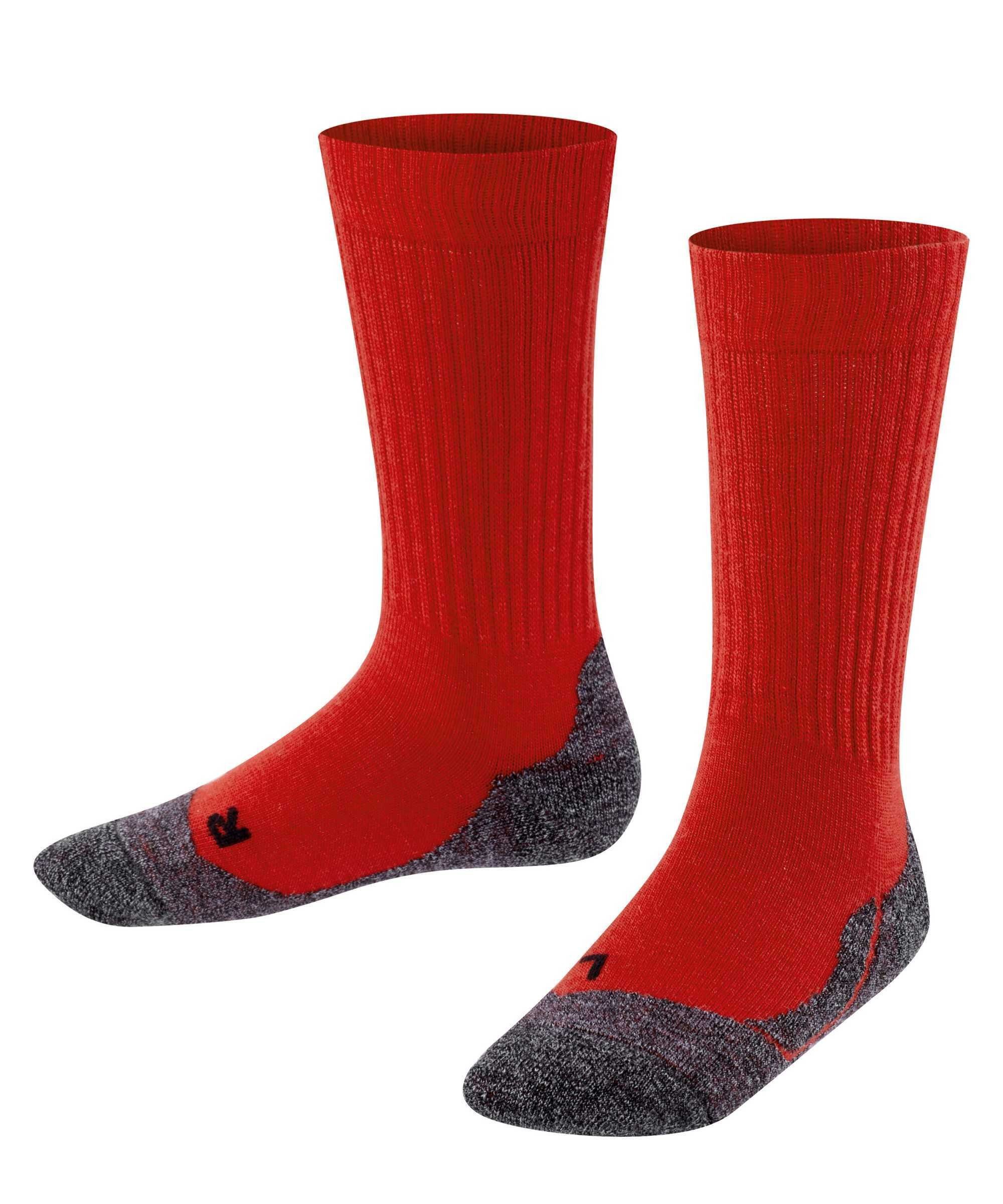 FALKE Freizeitsocken Kinder Socken - Active Warm, Kurzsocken Rot