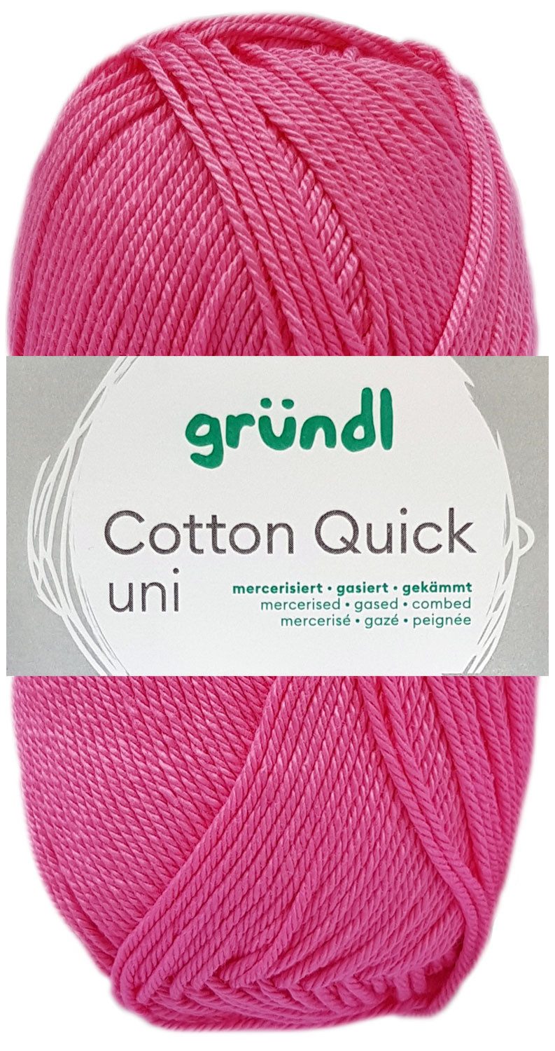 Gründl 50 Gramm Gründl Cotton Quick Uni Farbauswahl Häkelwolle