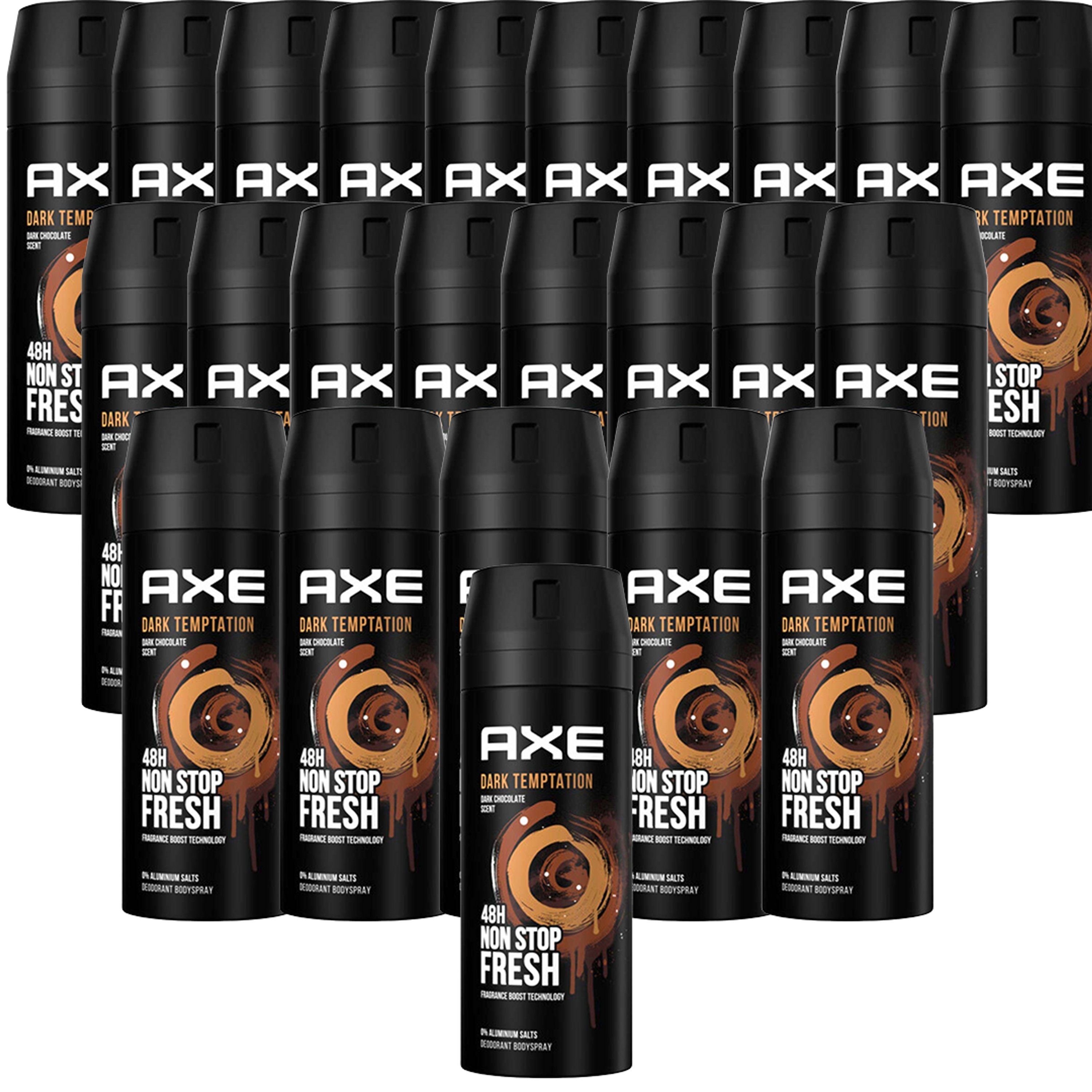 axe Deo-Set Bodyspray Dark Temptation Deo Spray Deospray Deodorant 24x 150ml