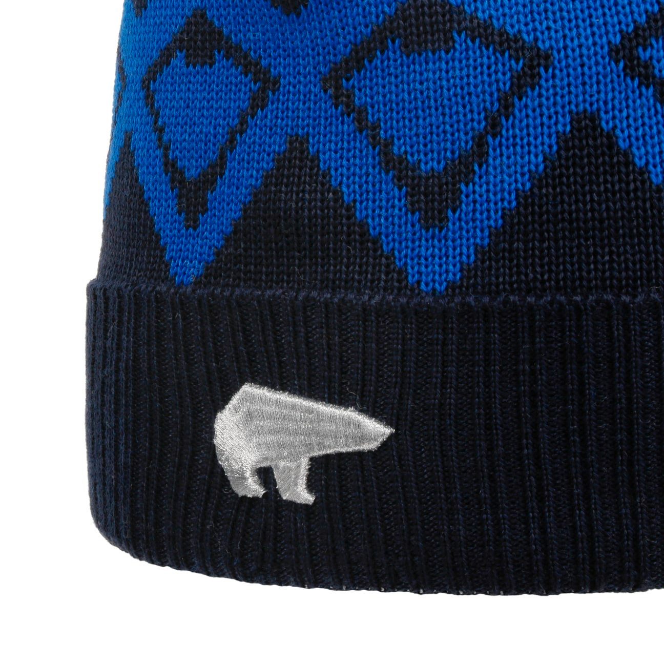 Eisbär Beanie (1-St) Strickmütze mit Umschlag, Made in Austria