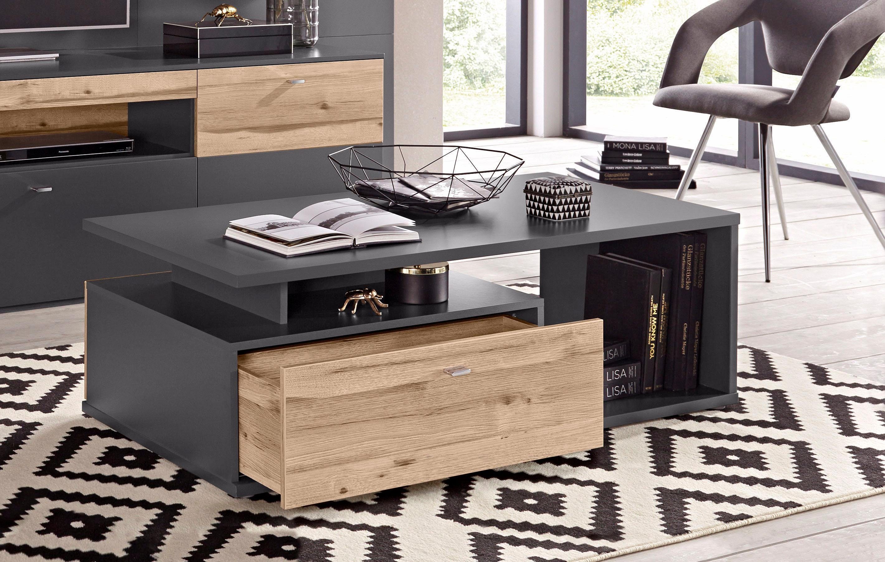 FORTE Couchtisch Como, Couchtisch, Schublade, Soft Close, B/H/T 120/40,2/59 günstig online kaufen