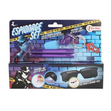 Toi-Toys Experimentierkasten Spionage-Set mit Spiegelbrille, Geheimstift und UV-Lampe