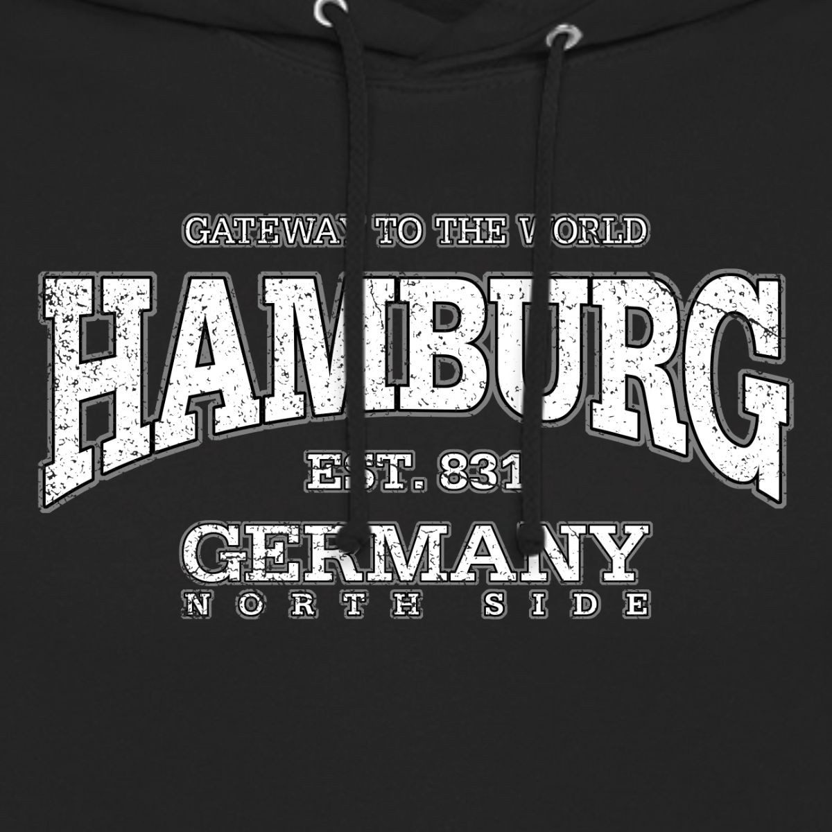 Spreadshirt Hoodie Hamburg Deutschland Seit 831 Unisex Hoodie (1-tlg)