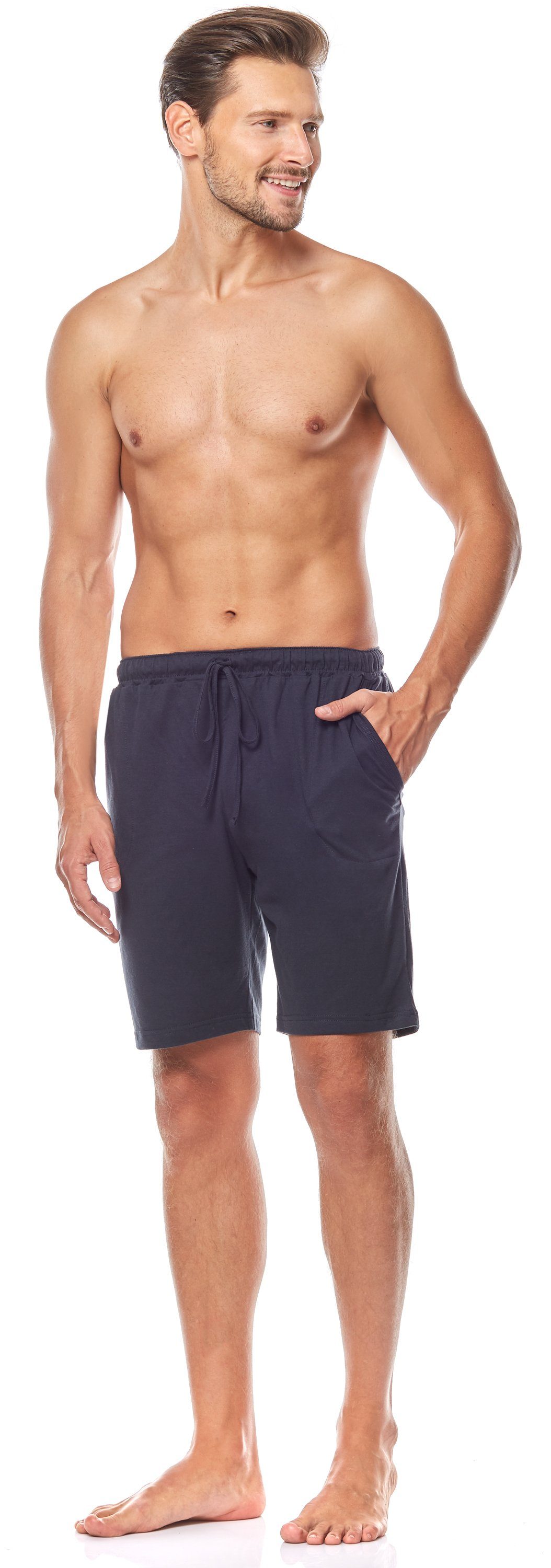 Timone Pyjamashorts Herren Schlafanzughose Kurz TI30-114 (1-tlg) – Bild 3 von 5