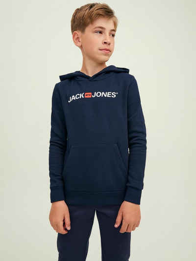 Jack & Jones Hoodie Hoodie Kapuzen Pullover Sweater Basic JJECORP 6533 in Blau