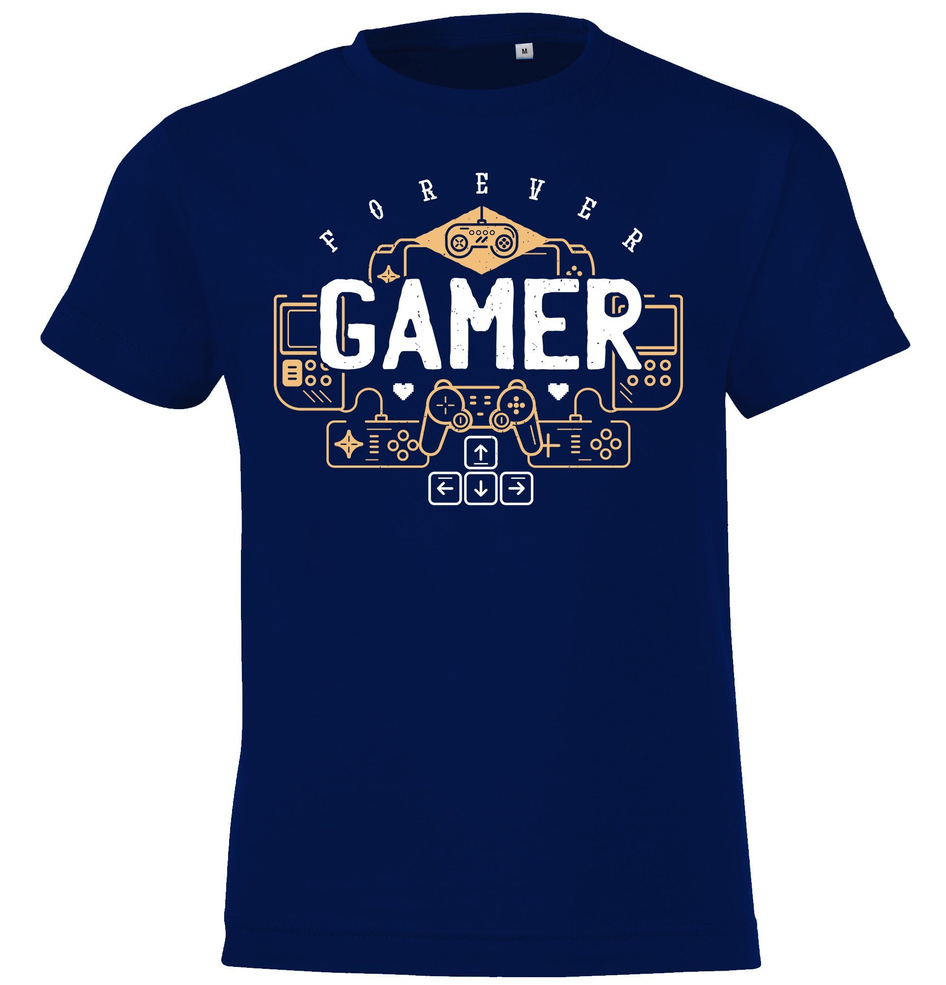 T-Shirt Gamer Forever Kinder T-Shirt für Jungen und Mädchen