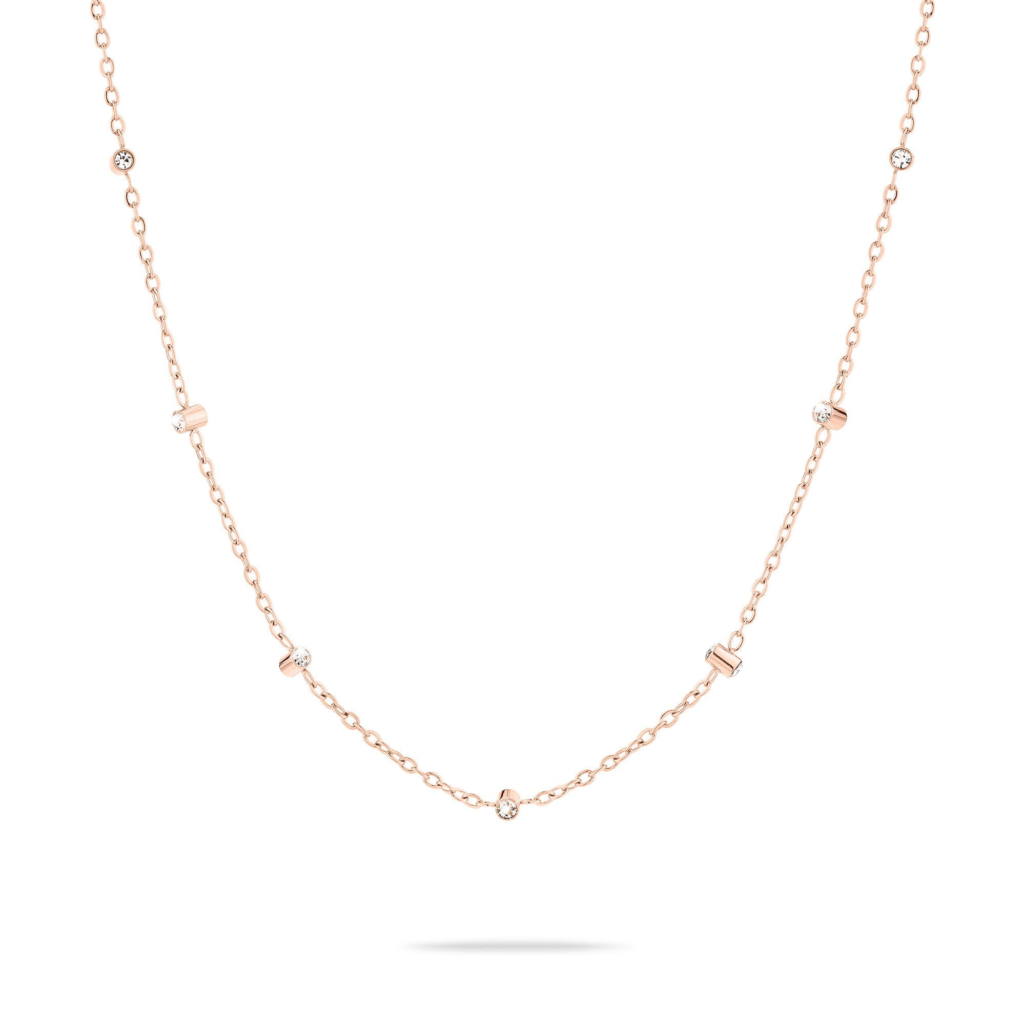 Tamaris Edelstahlkette Edelstahl rosa...