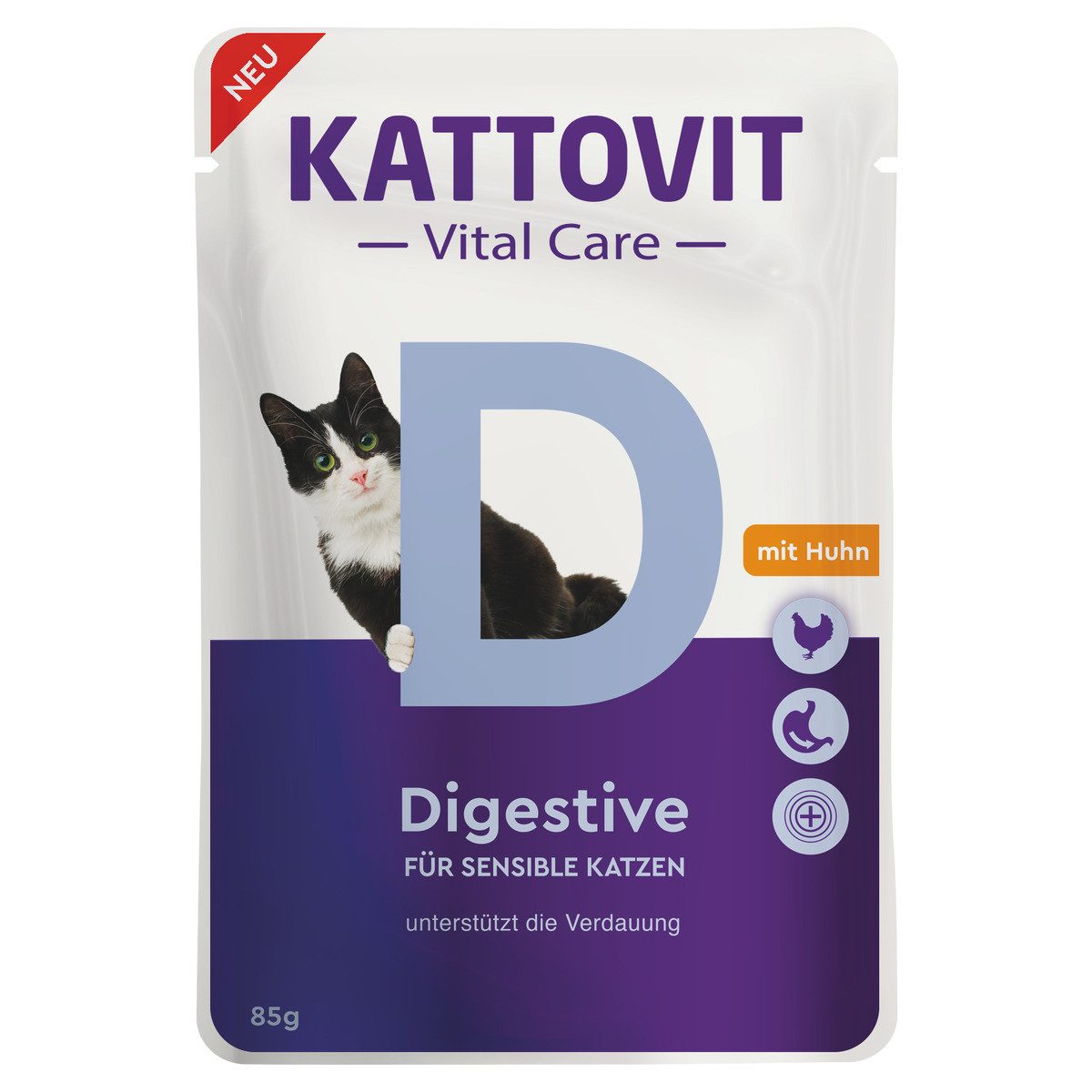 Kattovit Vital Care Digestive 85 g - 24 Stück, für: Katze
