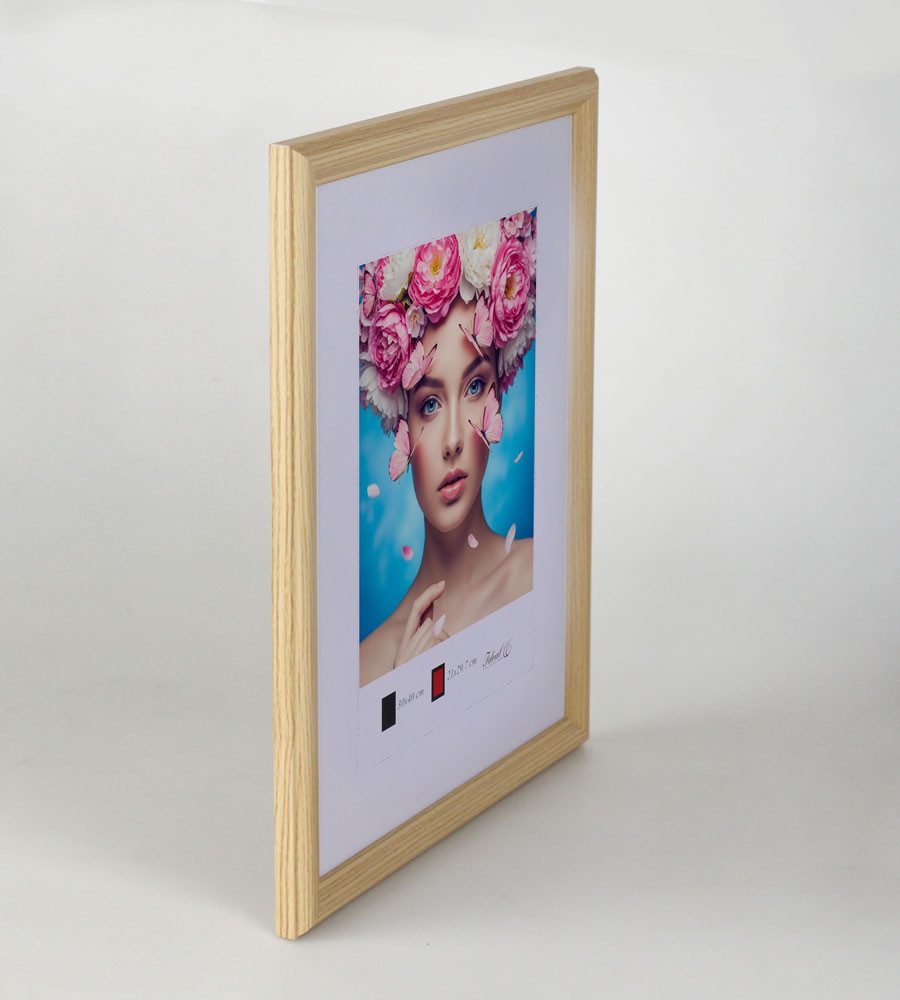 IDEAL TREND Bilderrahmen Holzrahmen mit Kunststoffglas günstig online kaufen