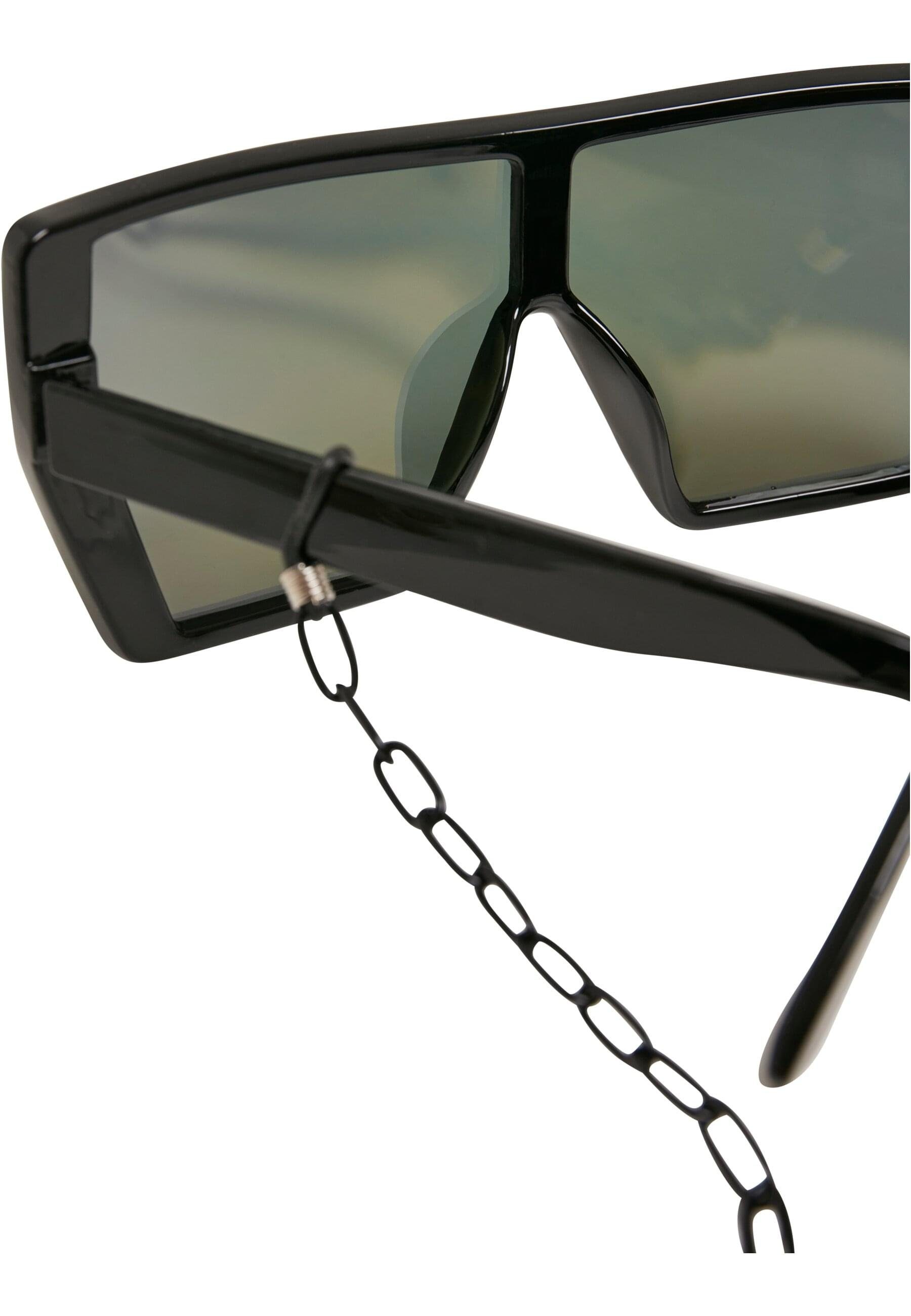 URBAN CLASSICS Sonnenbrille Unisex Sunglasses 102 102 blk/yellow Chain TB2568 Chain