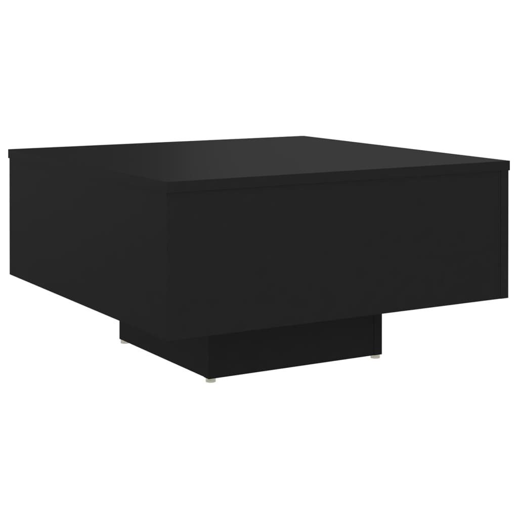 furnicato Couchtisch Schwarz 60x60x31,5 cm Holzwerkstoff (1-St) günstig online kaufen