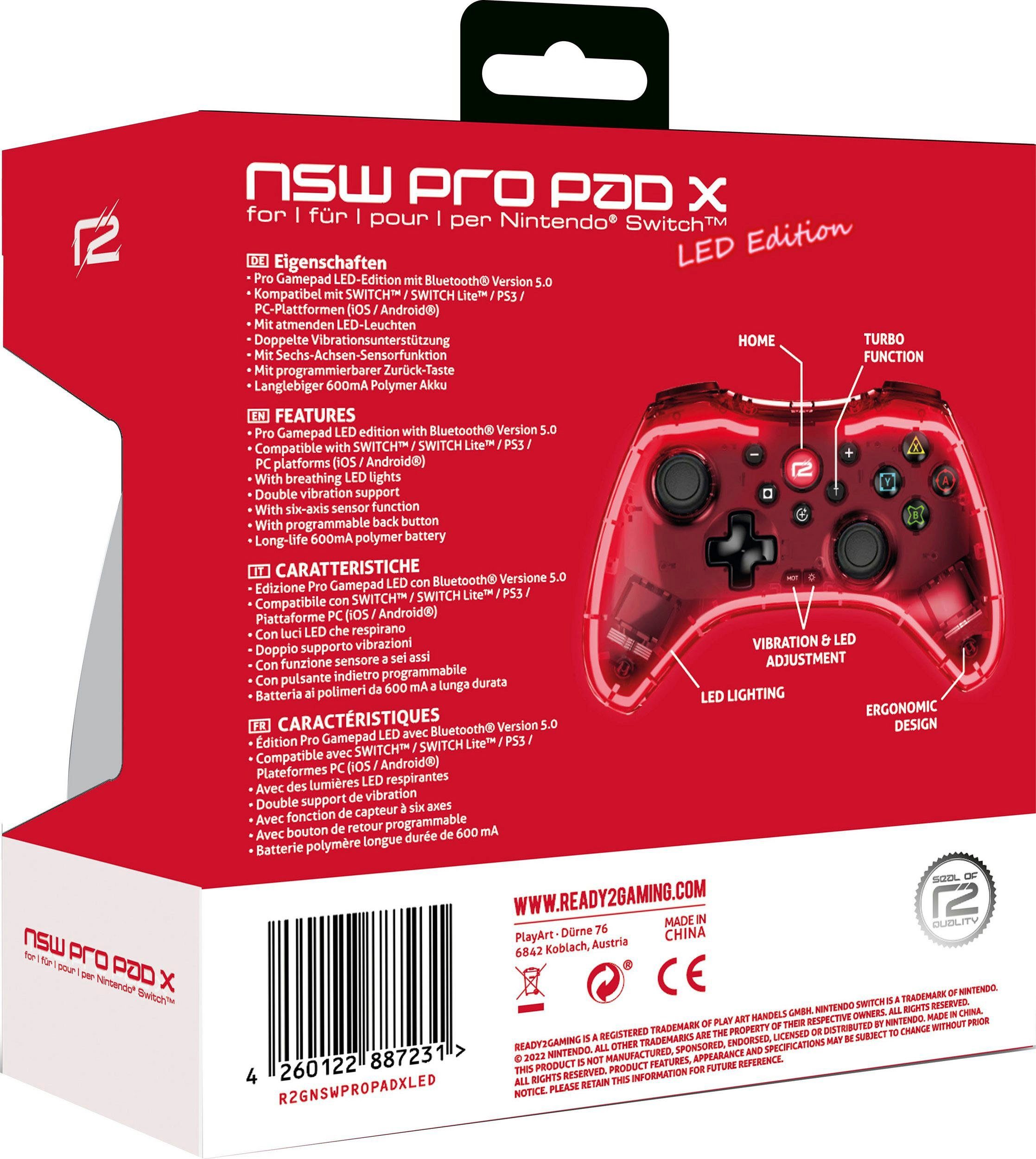 Ready2gaming Gamepad + NSW Lego 2K Drive (USK) - Code in the Box Controller