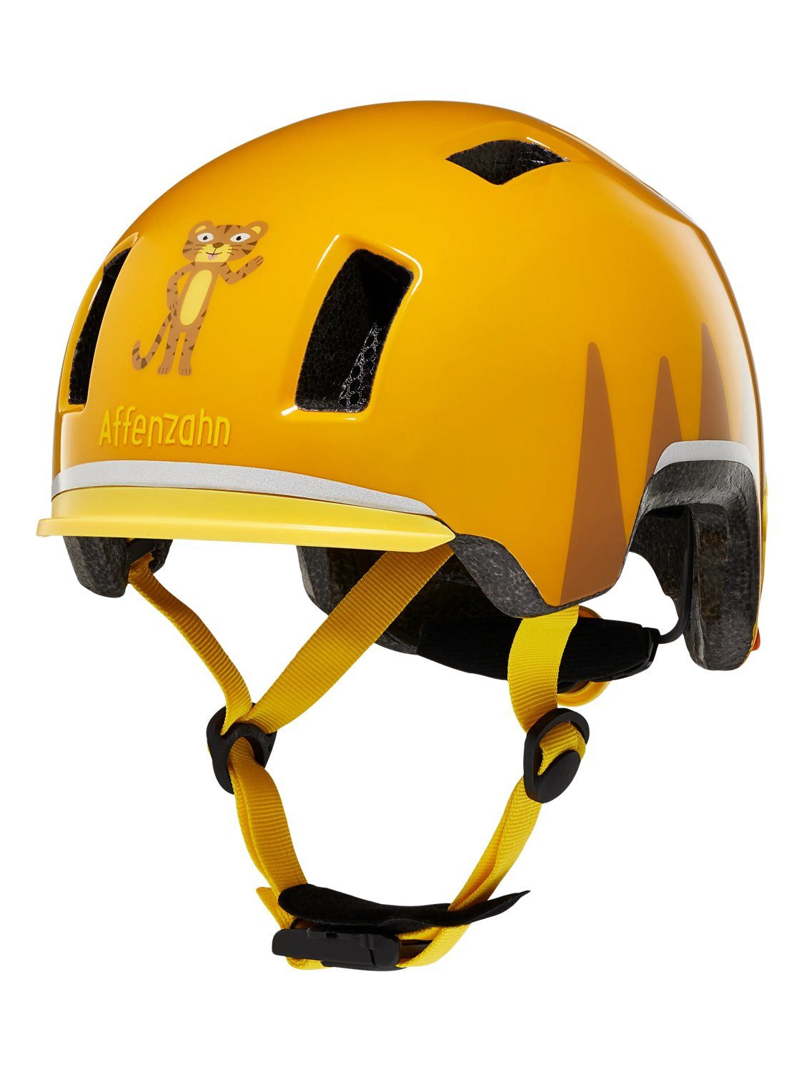 Affenzahn Kinderfahrradhelm Fahrradhelm, mit integriertem Rücklicht
