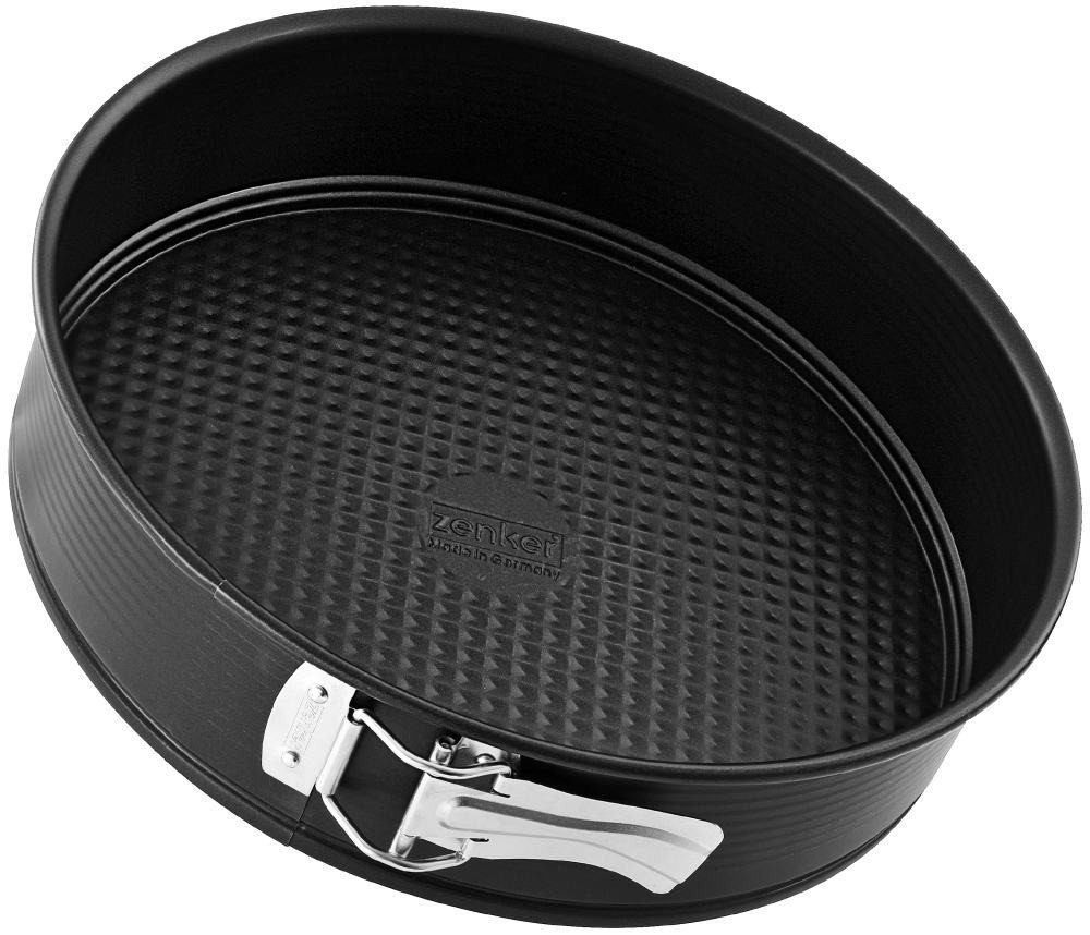 Zenker Backblech Zenker Springform BlackMetallic mit Flachboden, Ø, Metall