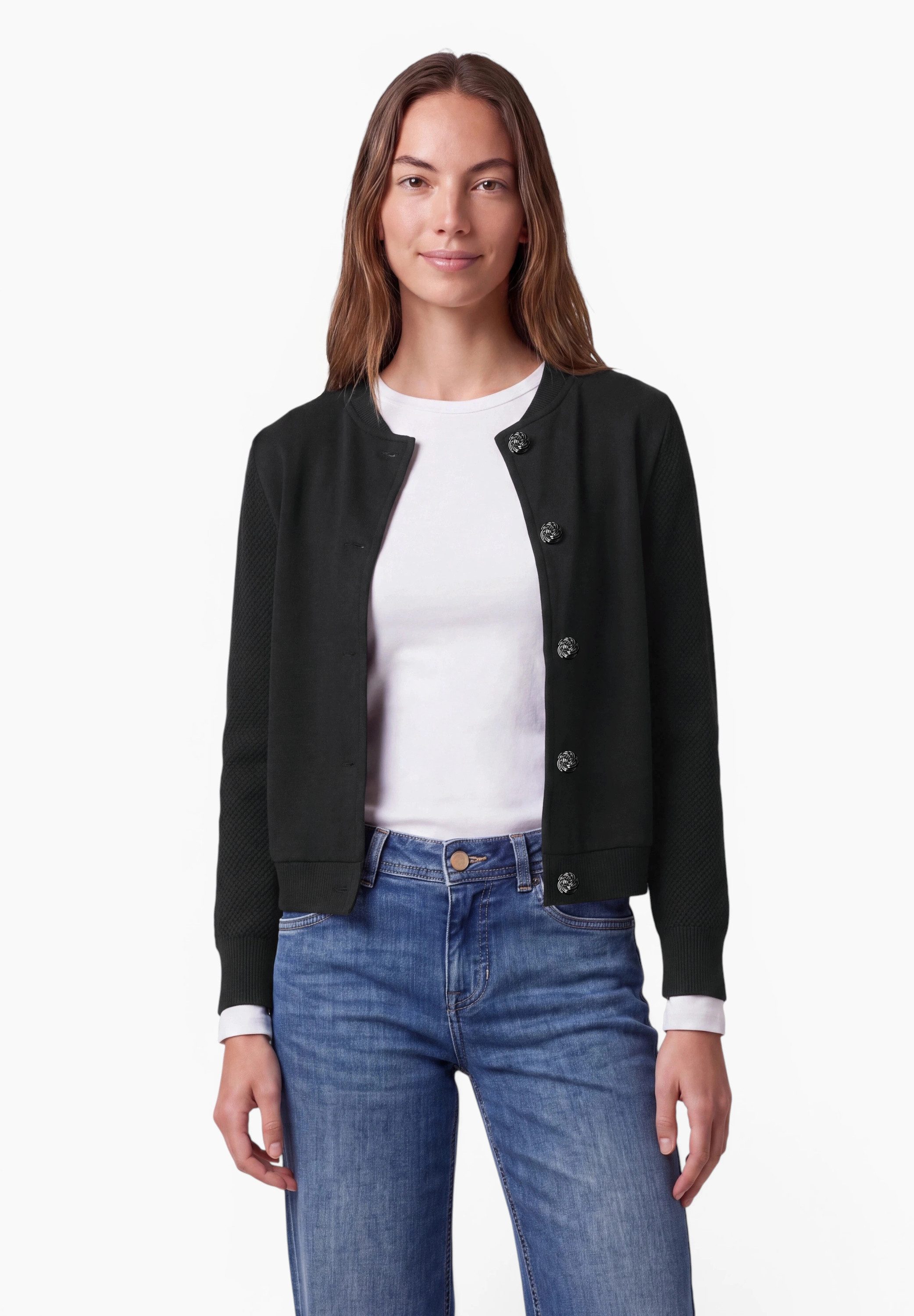 STREET ONE STUDIO Cardigan mit 3/4 Ärmeln
