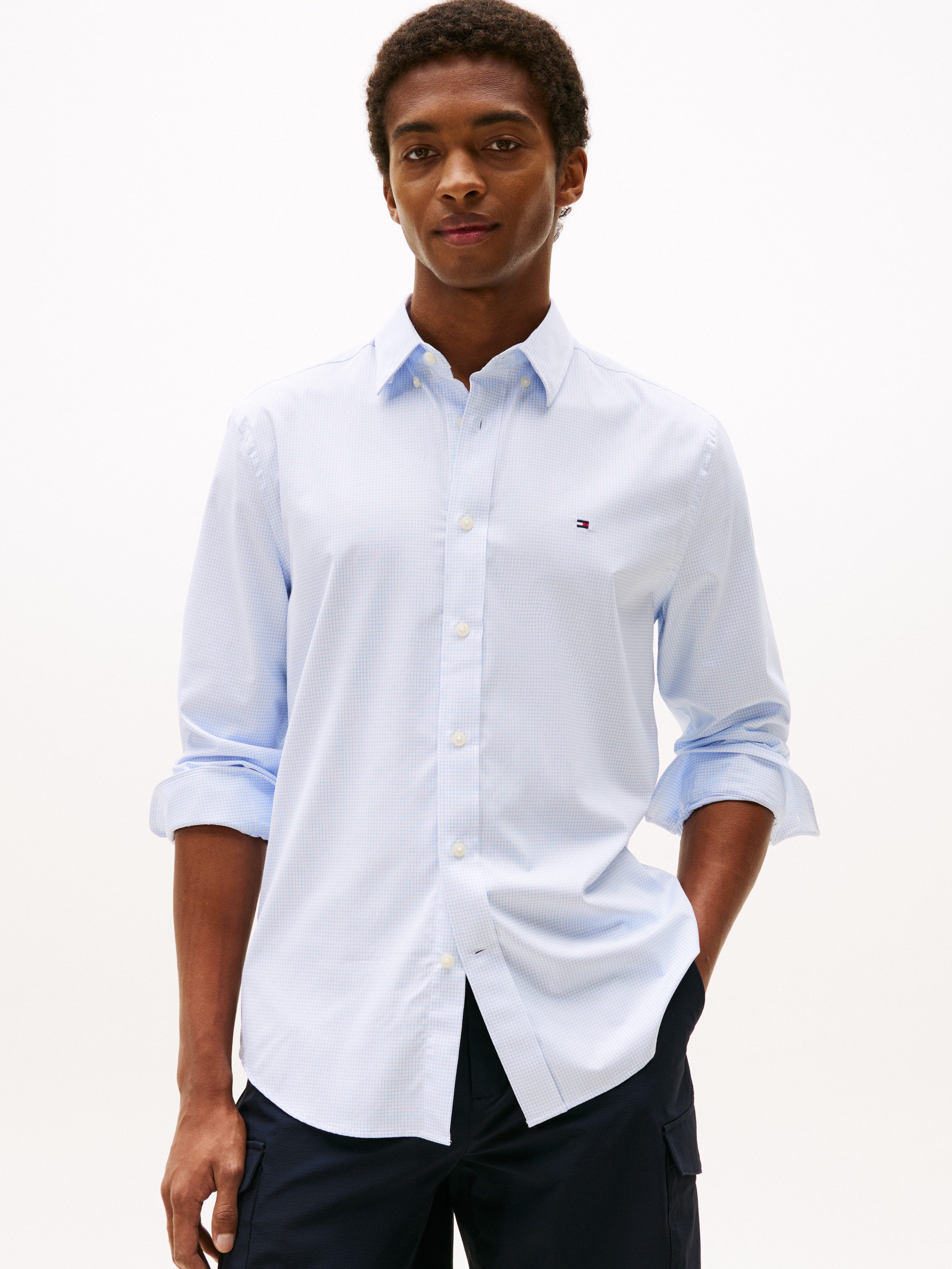 Tommy Hilfiger Langarmhemd PERFORMANCE CHECK RF günstig online kaufen