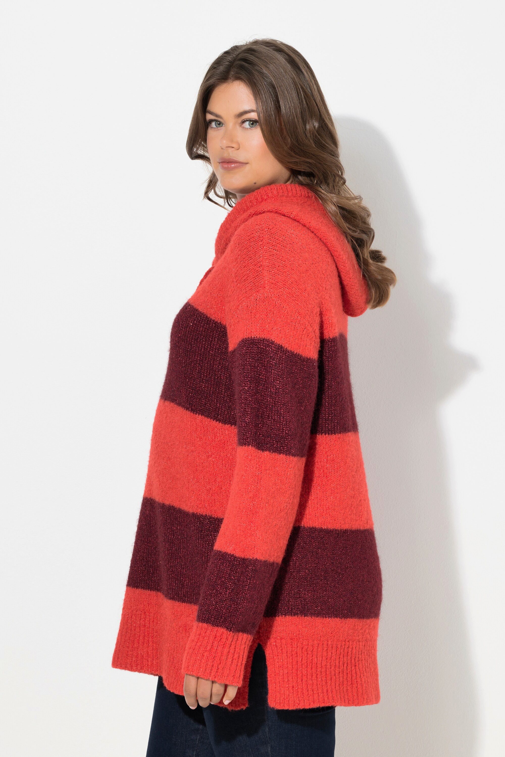 Laurasøn Strickpullover Strickpullover Kapuze Langarm