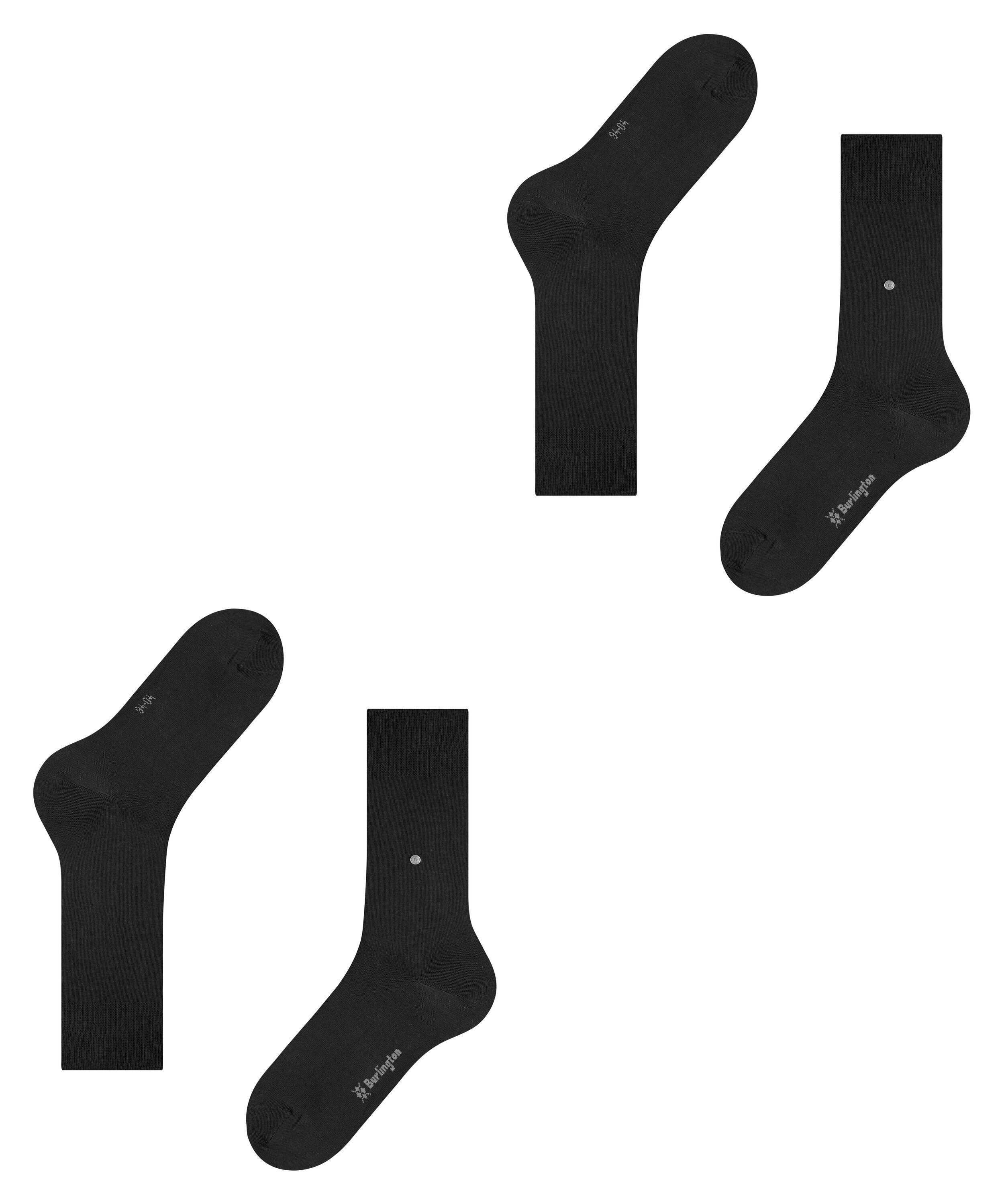 Burlington Socken Burlington Everyday 2-Pack Herren (2-Paar) aus weicher gekämmter Baumwolle – Bild 5 von 5