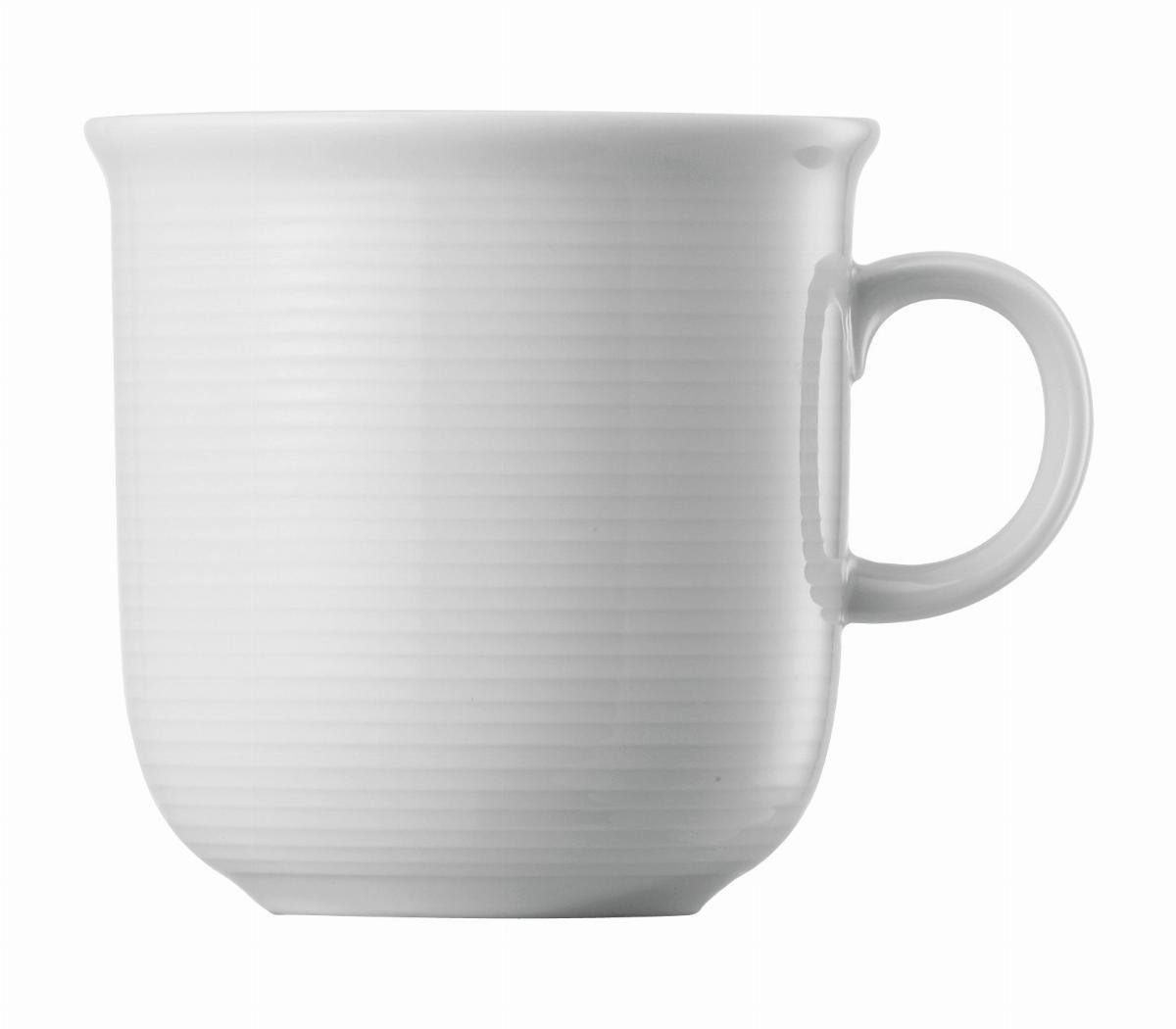 Thomas Porzellan Becher Becher mit Henkel 0.28 l - TREND Weiß - 6 Stück, 6-tlg., Porzellan, Porzellan, spülmaschinenfest und mikrowellengeeignet