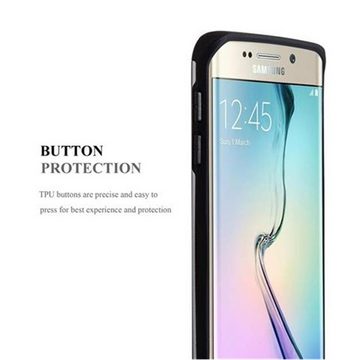 Cadorabo Handyhülle Samsung Galaxy S6 EDGE Samsung Galaxy S6 EDGE, Hard Cover - Hybrid TPU Silikon Handy Schutzhülle Back Cover Bumper