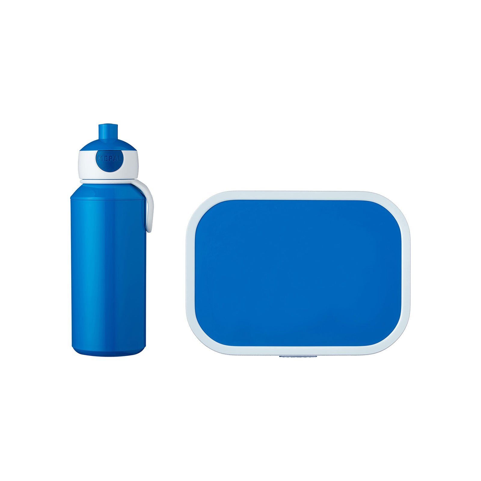 Mepal Lunchbox Campus Lunchset 400 ml + 700 ml 2er Set, Acrylnitril-Butadien-Styrol (ABS), (2-tlg), spülmaschinenfest, nicht gefrierfachgeeignet, nicht mikrowellenfest blau