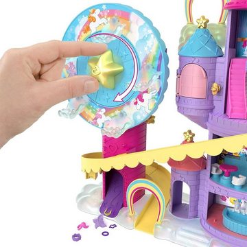 Mattel® Puppen Accessoires-Set Mattel HBT13 - Polly Pocket - Regenbogen-Einhornspaß Freizeitpark
