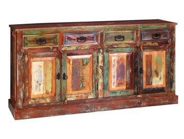 Moebel-Eins Kommode, RIVERBOAT Sideboard II aus Altholz, Material Massivholz, Vintage-Optik
