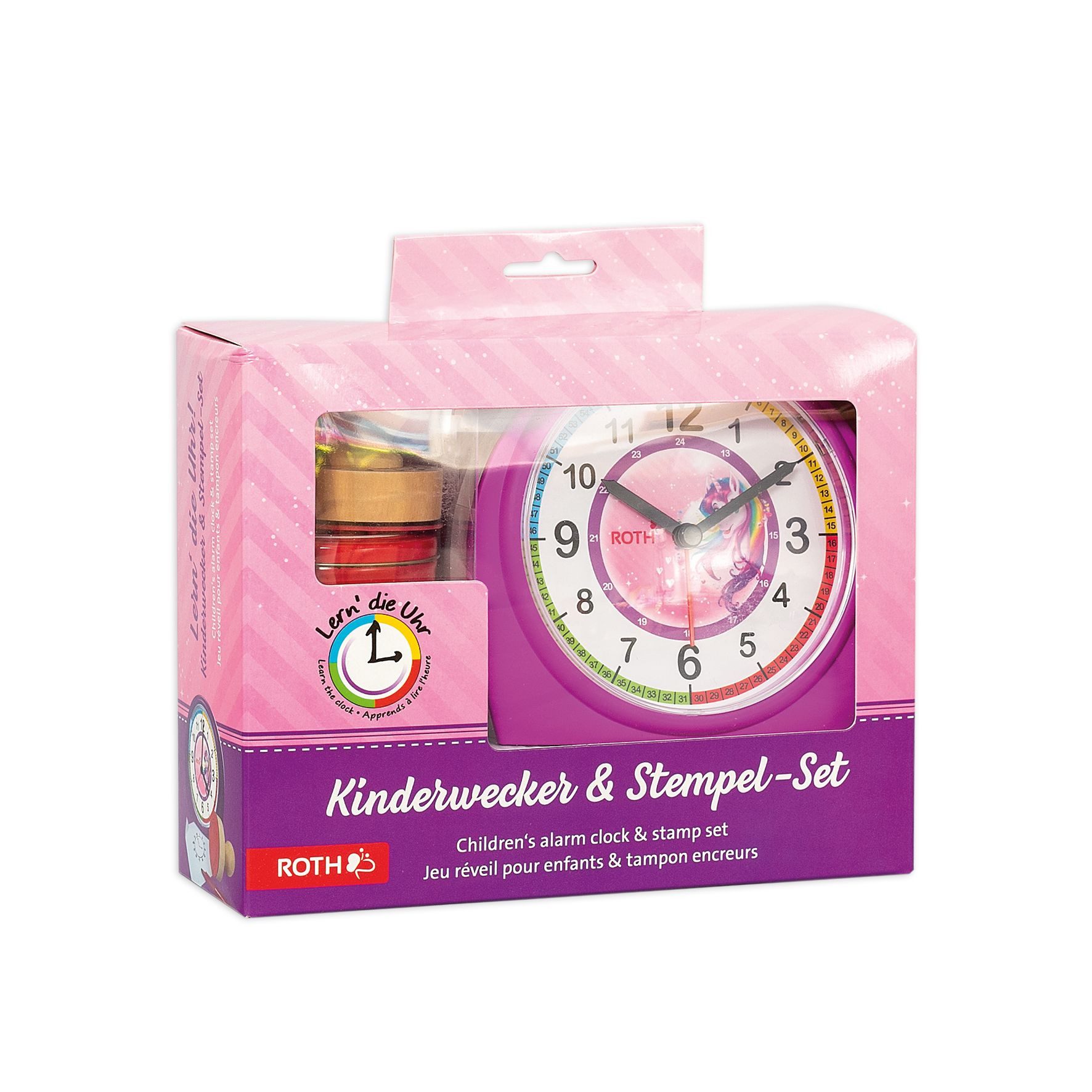 Roth Kinderwecker Roth Kinderwecker Inklusive Stempelset