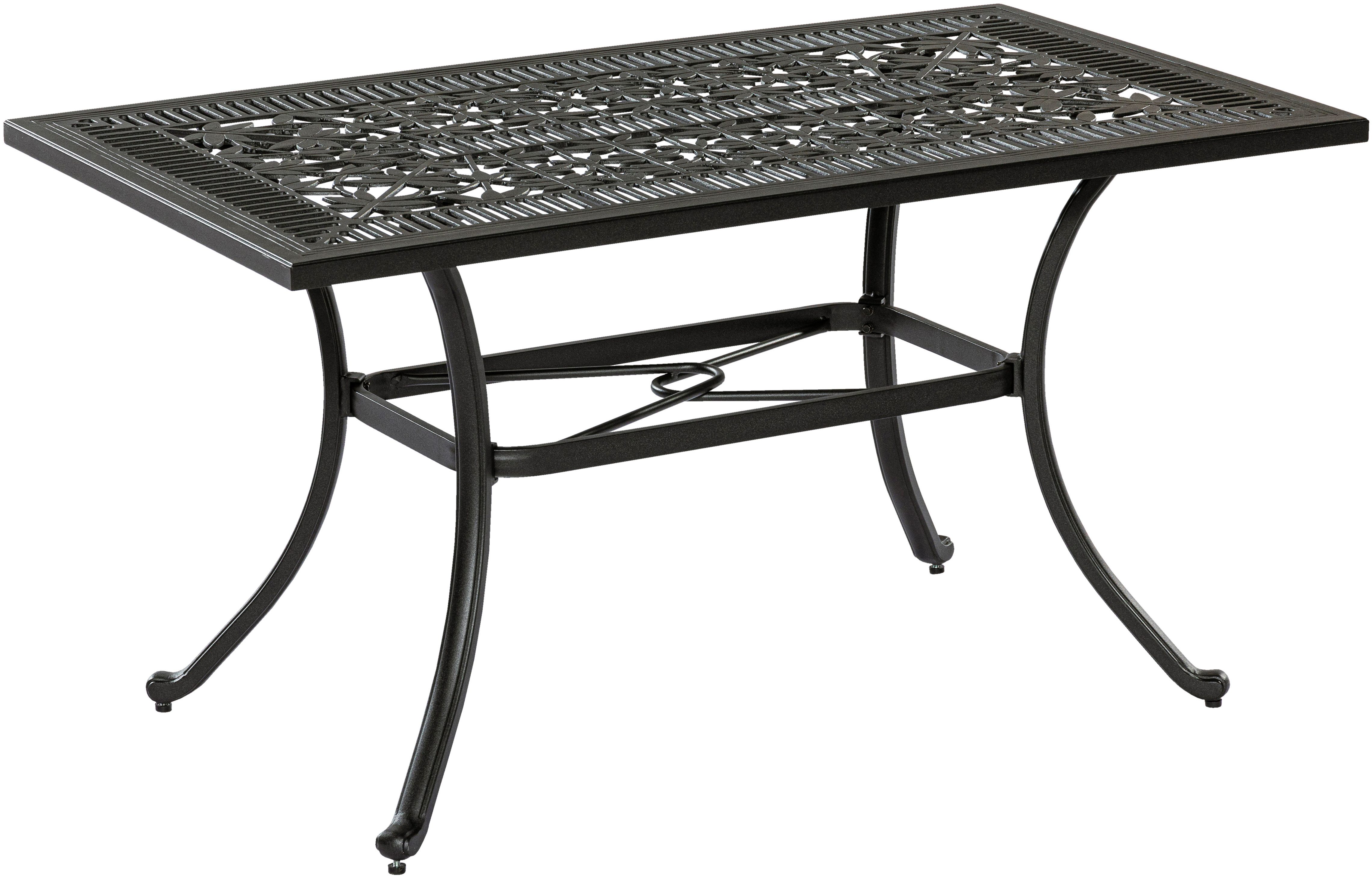 MERXX Garten-Essgruppe Rhodos, (Set, 9-tlg), 4 Sessel,inkl. Auflagen, Tisch