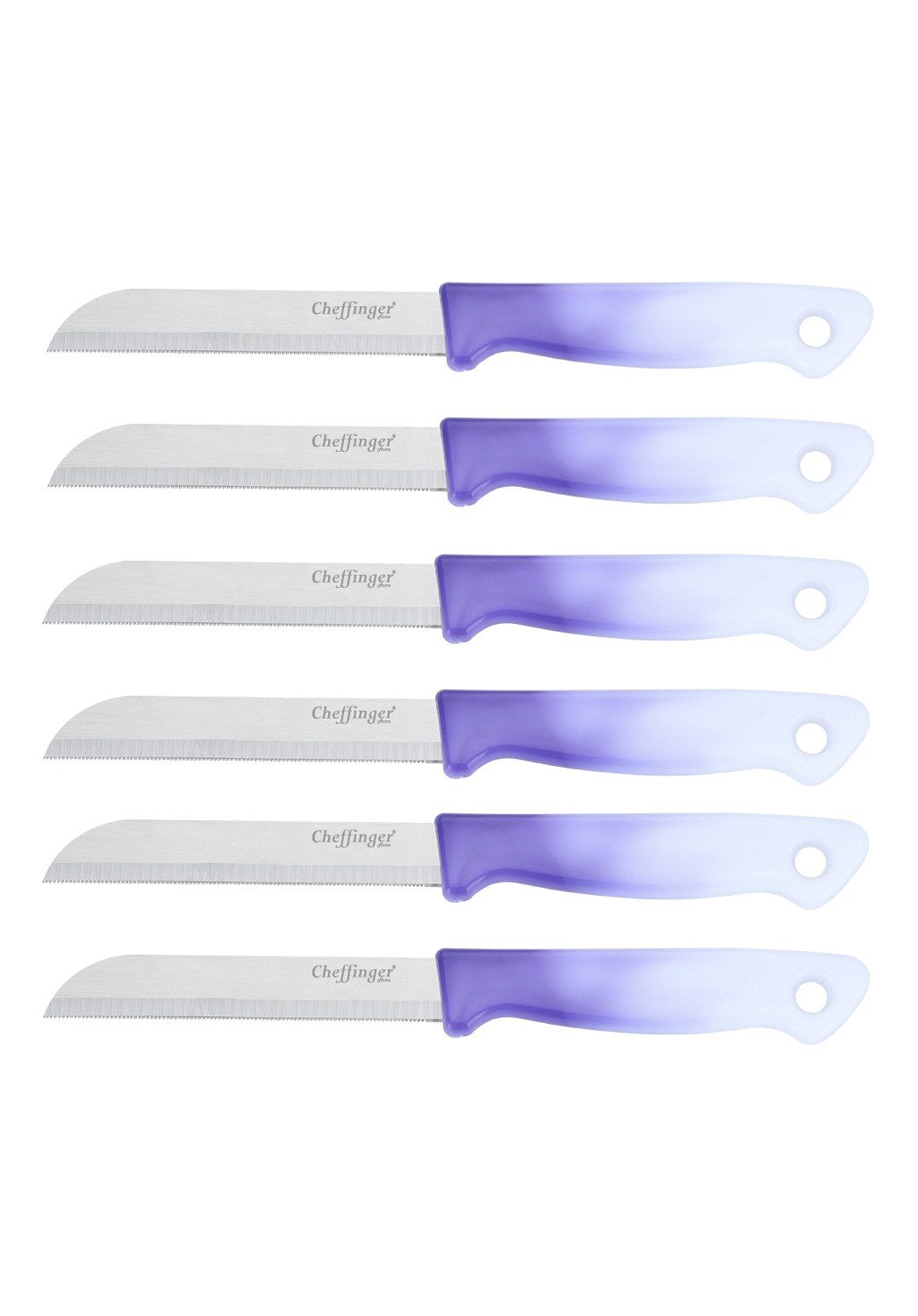 Cheffinger Steakmesser Cheffinger Ножи-Set Küchenmesser Steakmesser 6-tlg CF-MK06 Auswahl