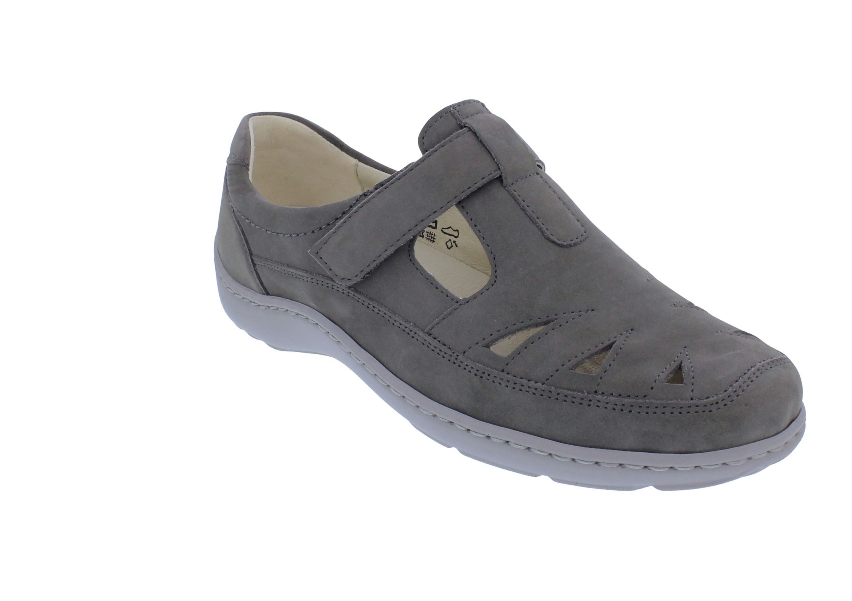 Waldläufer Waldläufer Halbschuh mit Klettverschluss Henni 496510-191-088, Nubukle Klettschuh – Bild 2 von 5