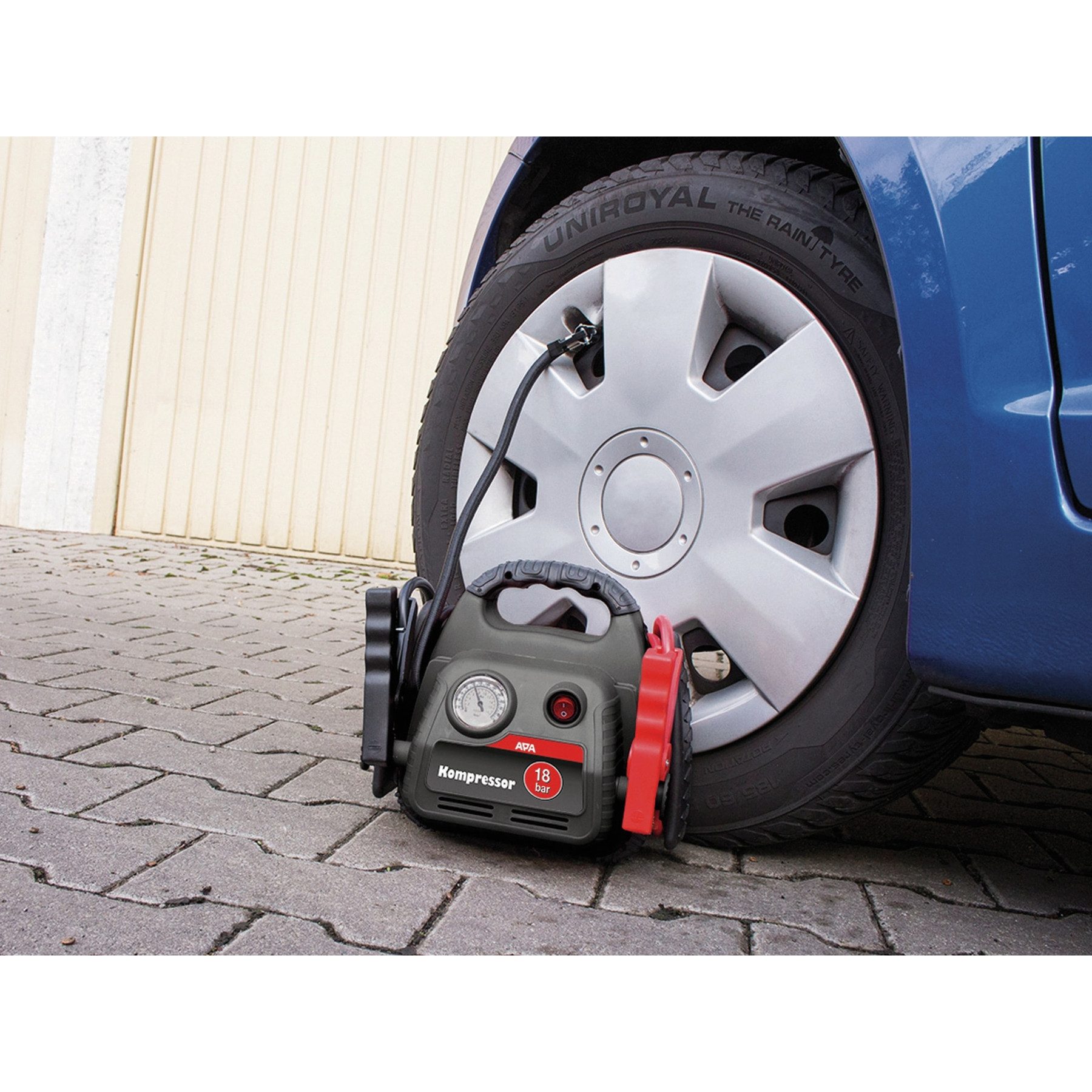 APA Jump Starter 16540, 500 A, incl. 18 bar compressor