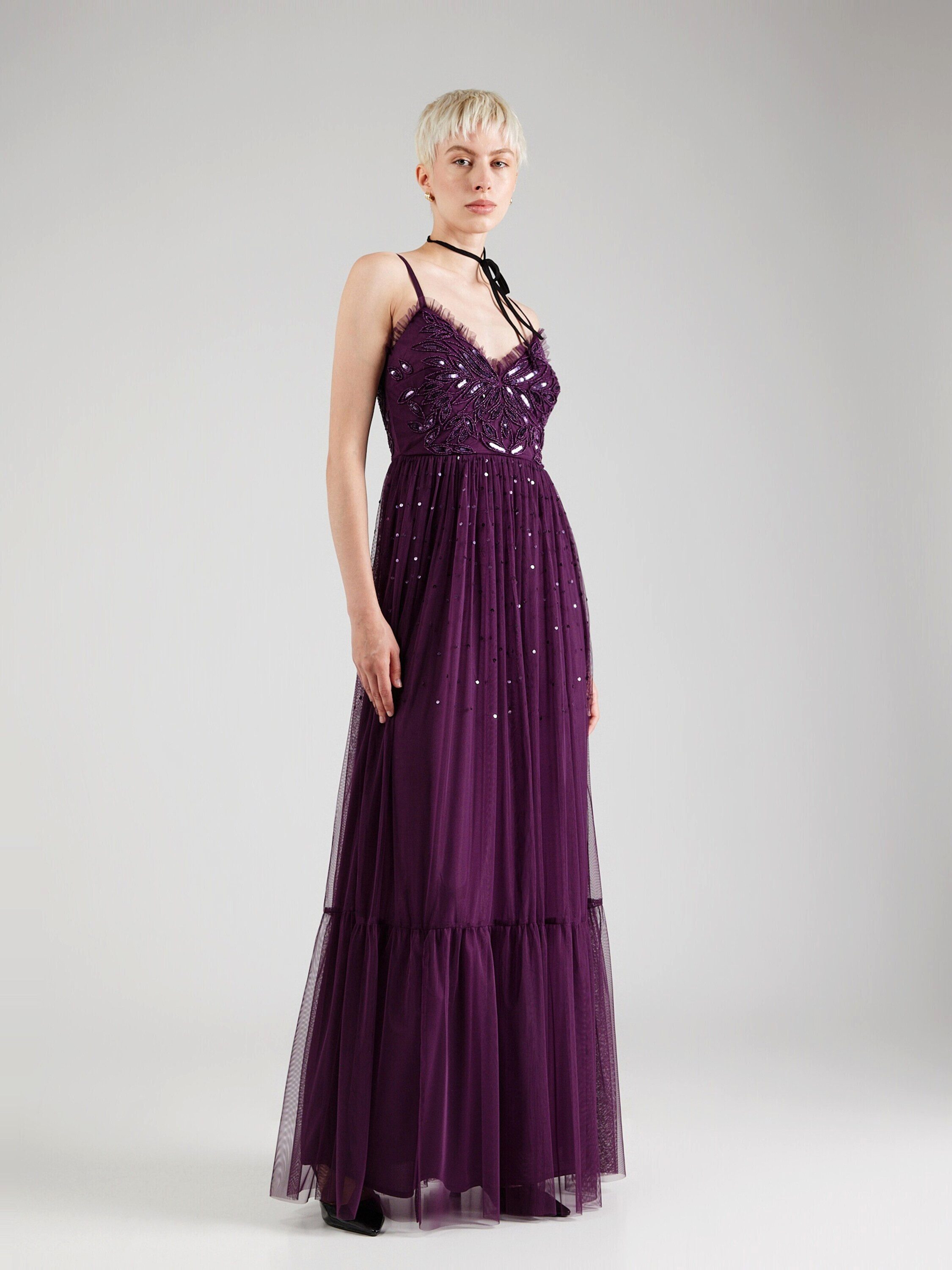 MAYA DELUXE Maxikleid (1-tlg) Drapiert/gerafft