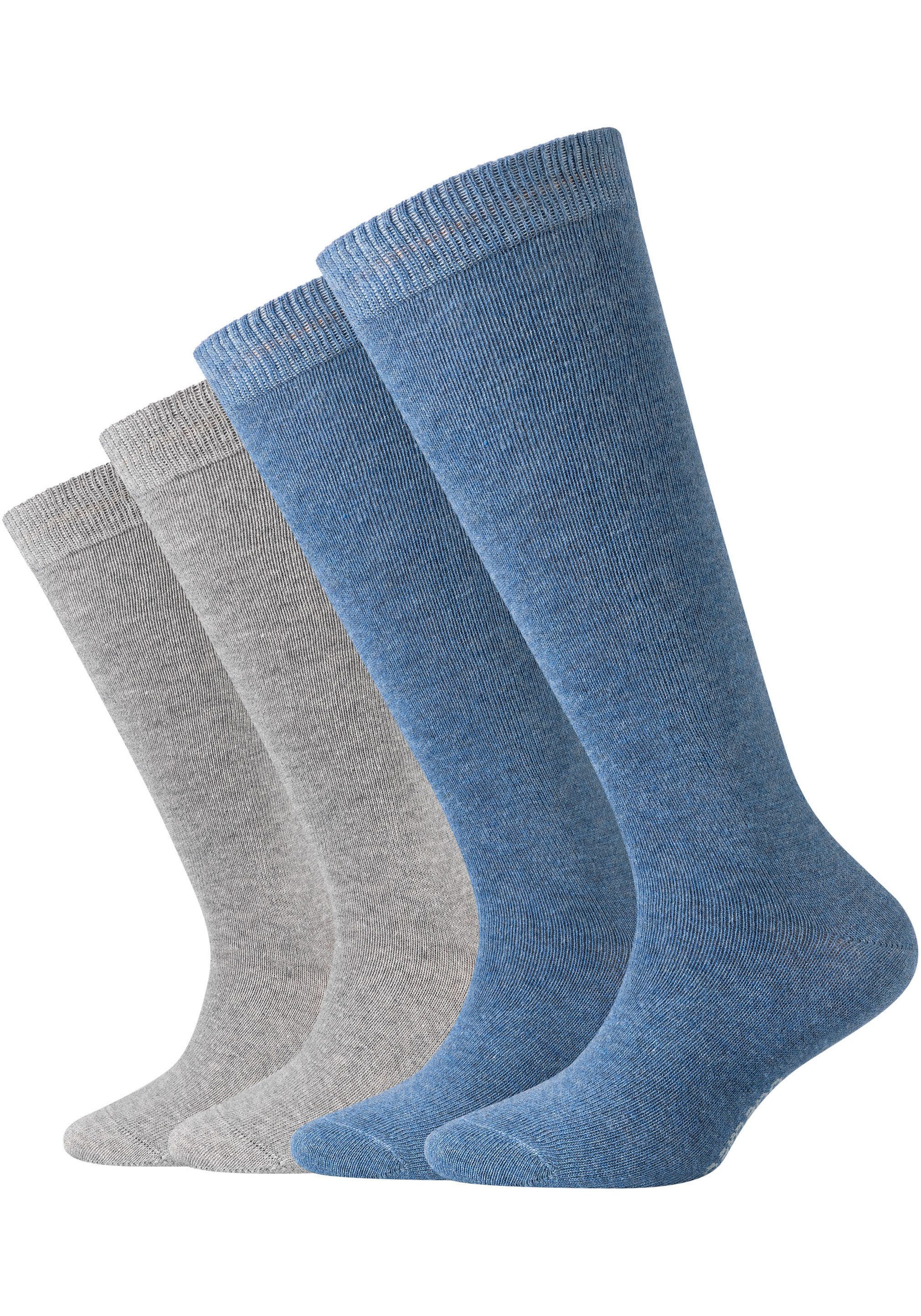 Camano Kniestrümpfe ca-soft (4-Paar) mit hohem Baumwollanteil