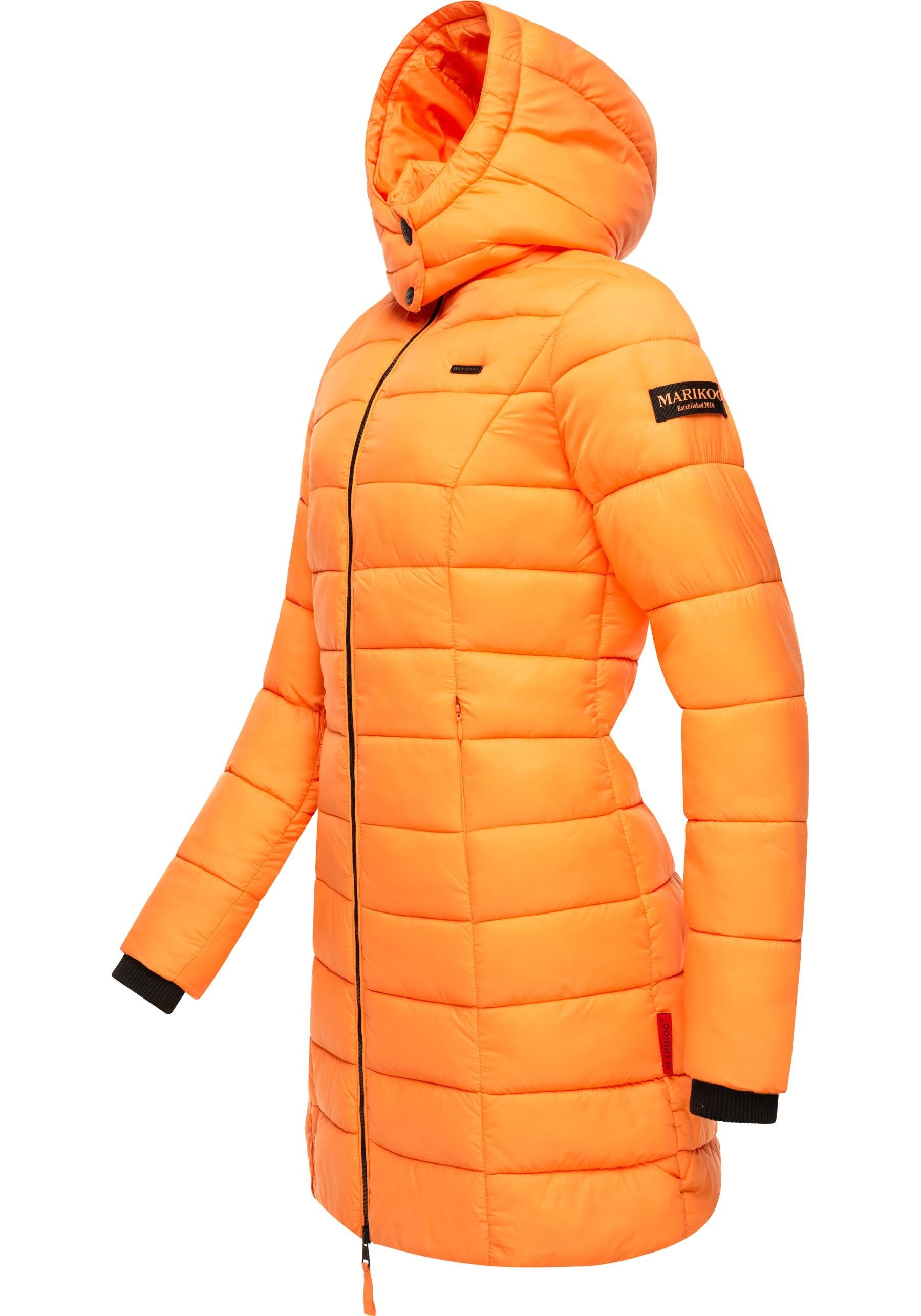 Marikoo Steppmantel Abendsternchen zeitloser Wintermantel mit schmaler Steppung