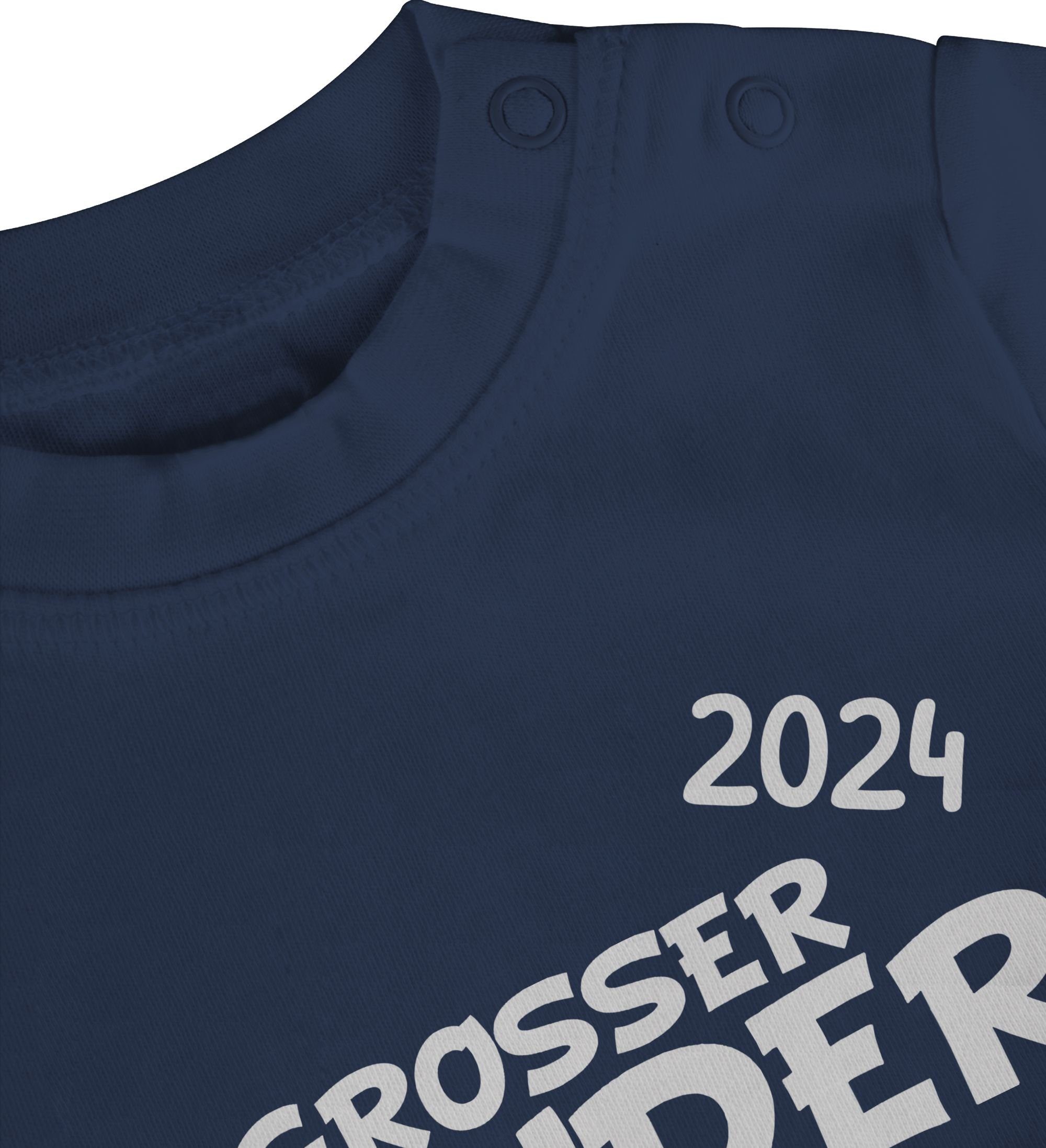 Shirtracer T-Shirt Großer Bruder 2024 Navy Großer Blau 1 Bruder loading