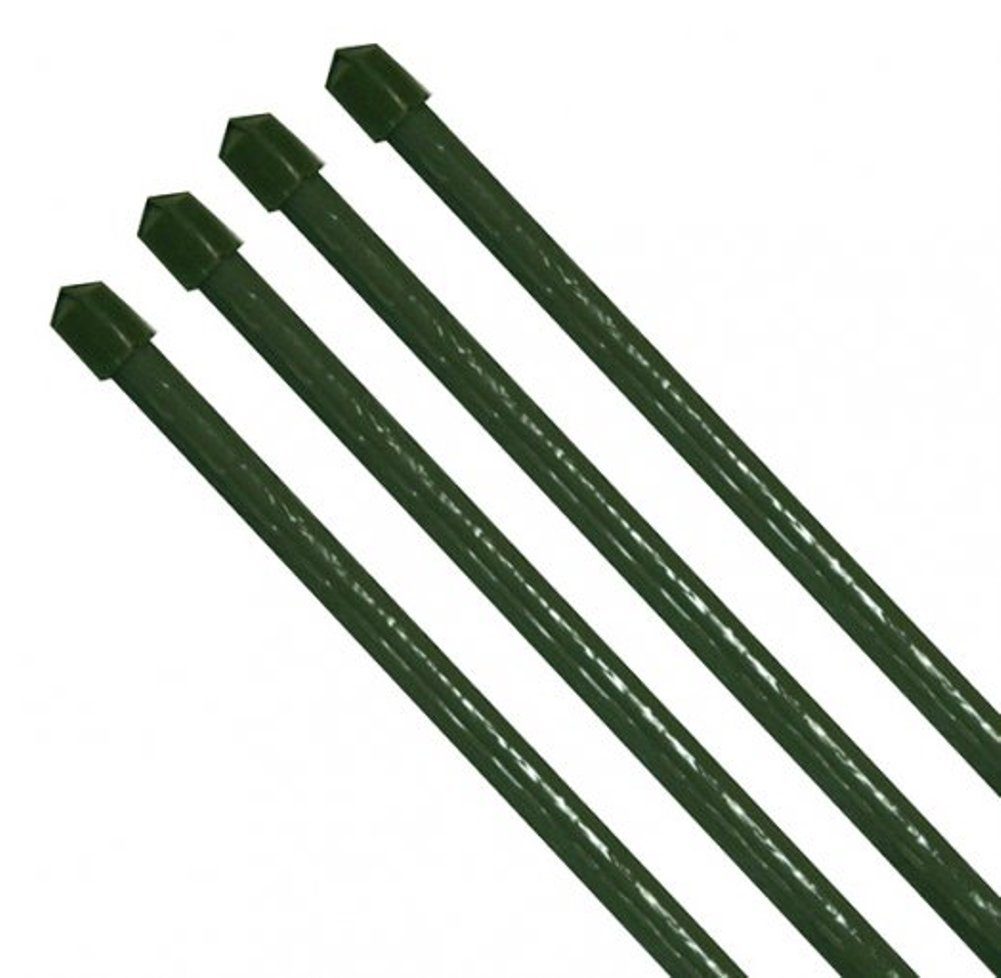 XCLOU Rankhilfe 50x Pflanzenstab grün Ø 11 x 900 mm, 50 Stück, kunststoffummantelt